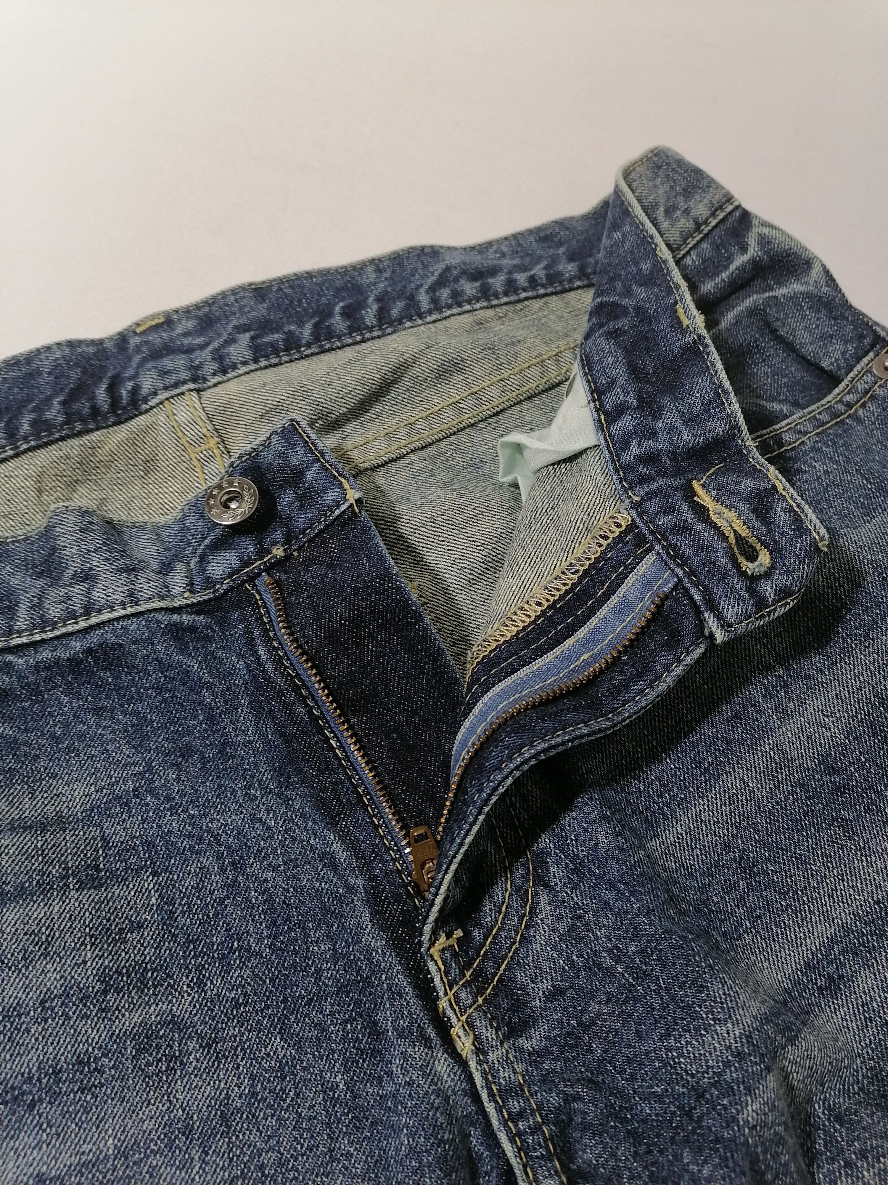 Designer Famock Nice Design Denim Jeans Size US 34 / EU 50 - 4 Thumbnail