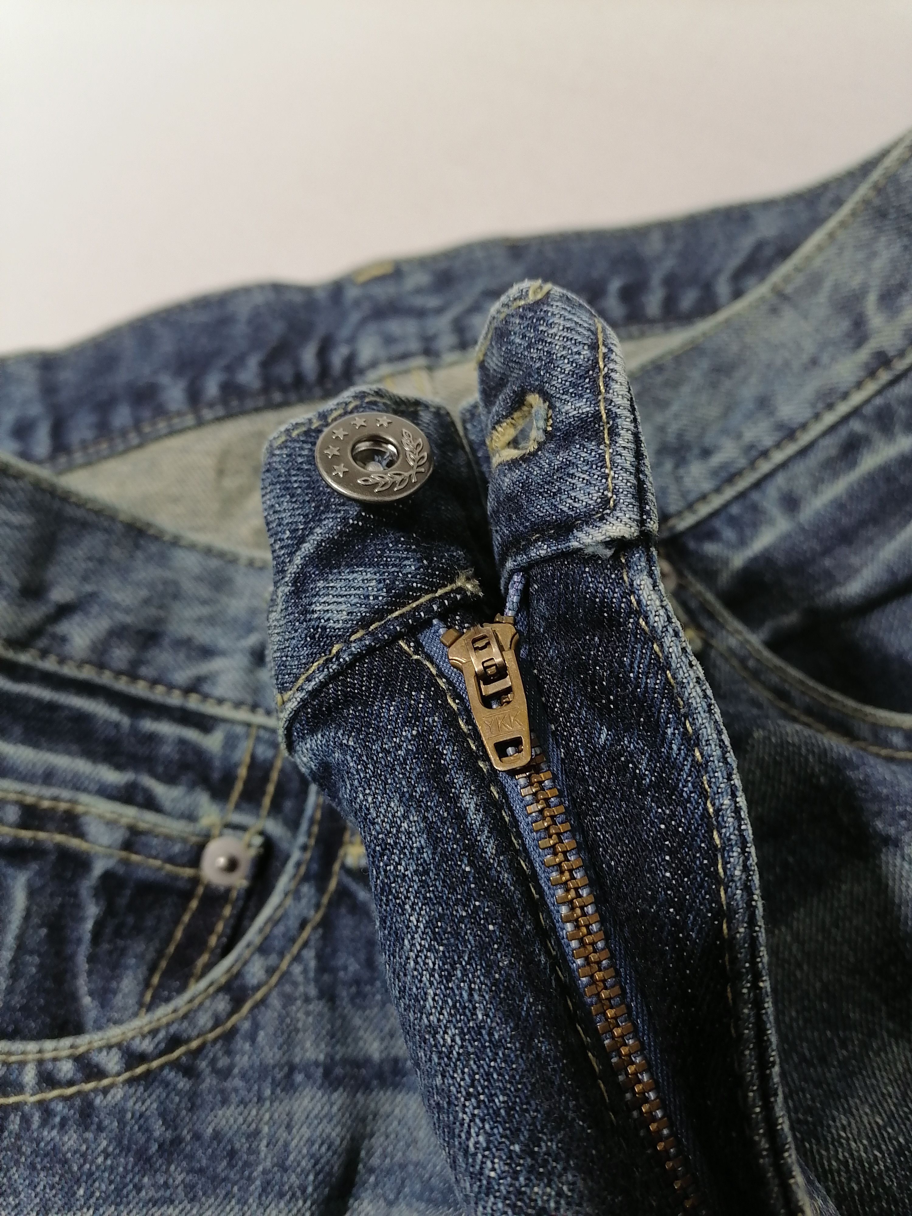 Designer Famock Nice Design Denim Jeans Size US 34 / EU 50 - 3 Thumbnail