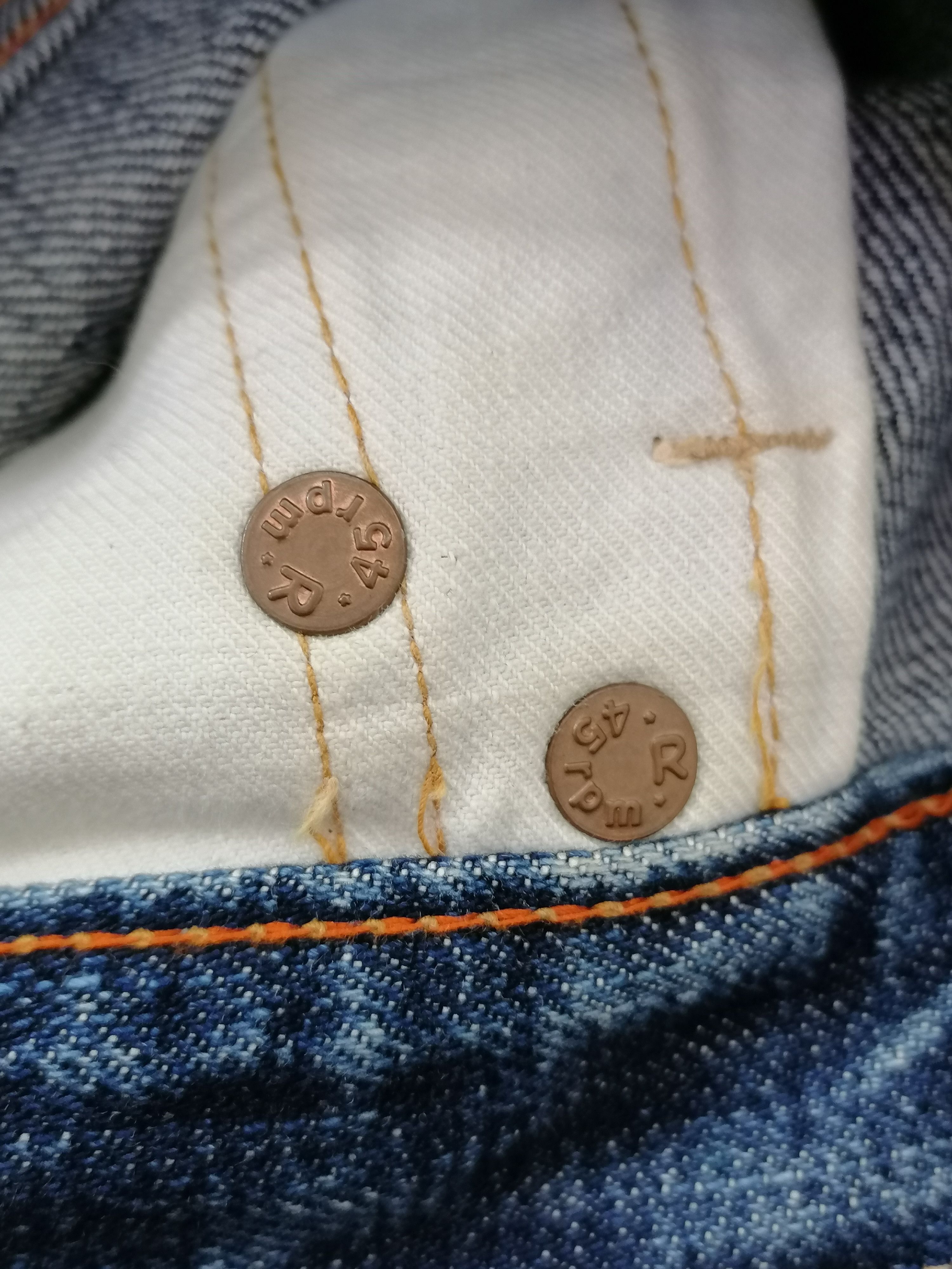 45rpm × Japanese Brand 45RPM Denim Jeans Size US 27 - 3 Thumbnail