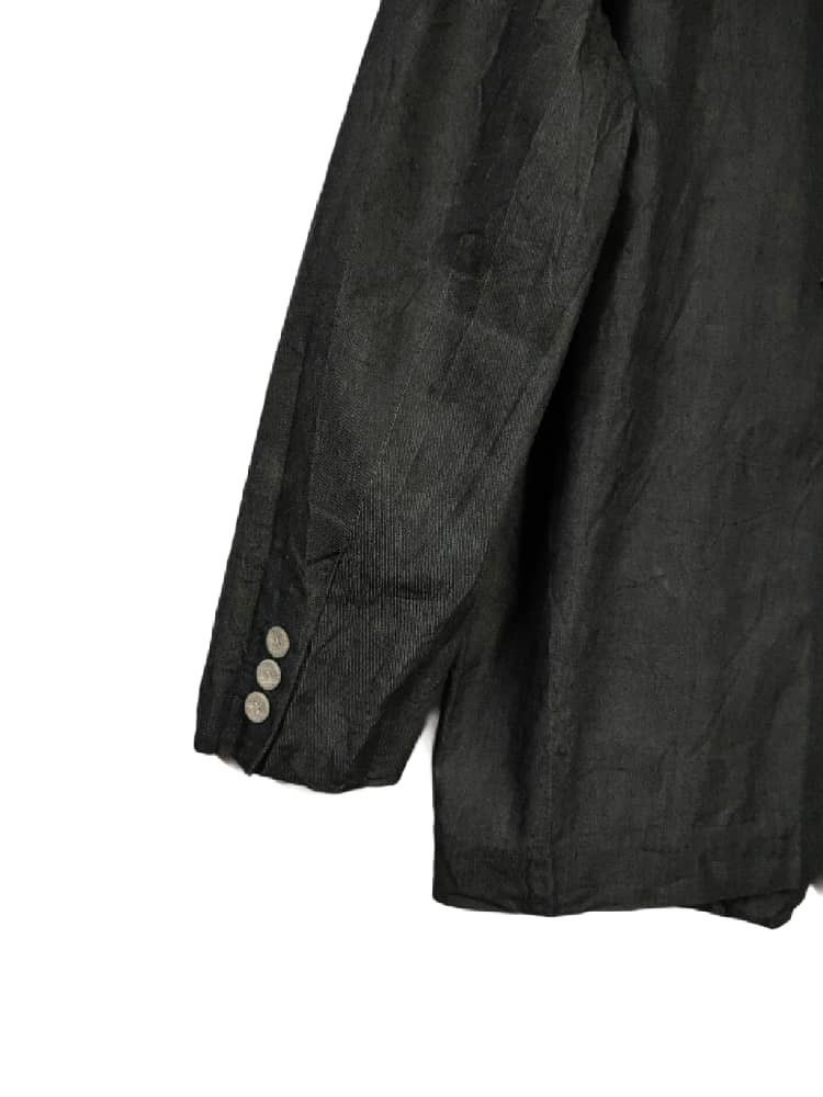Comme des Garcons Homme Plus 🔥HOT ITEM CdGH PLUS INDIGO DENIM Y NECK Size US M / EU 48-50 / 2 - 8 Thumbnail