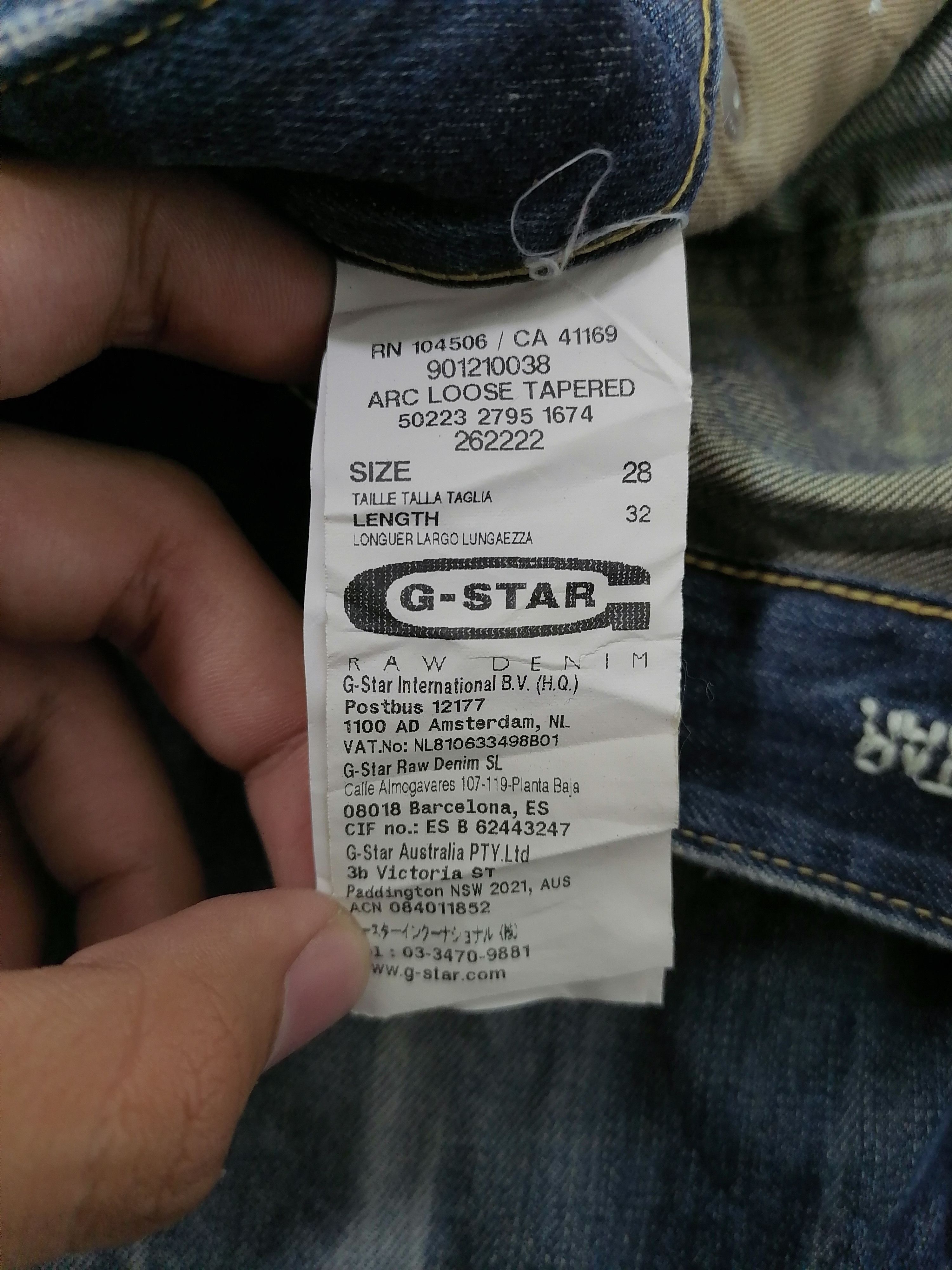G-Star G-Star Raw 330 Denim Jeans Size US 31 - 6 Thumbnail