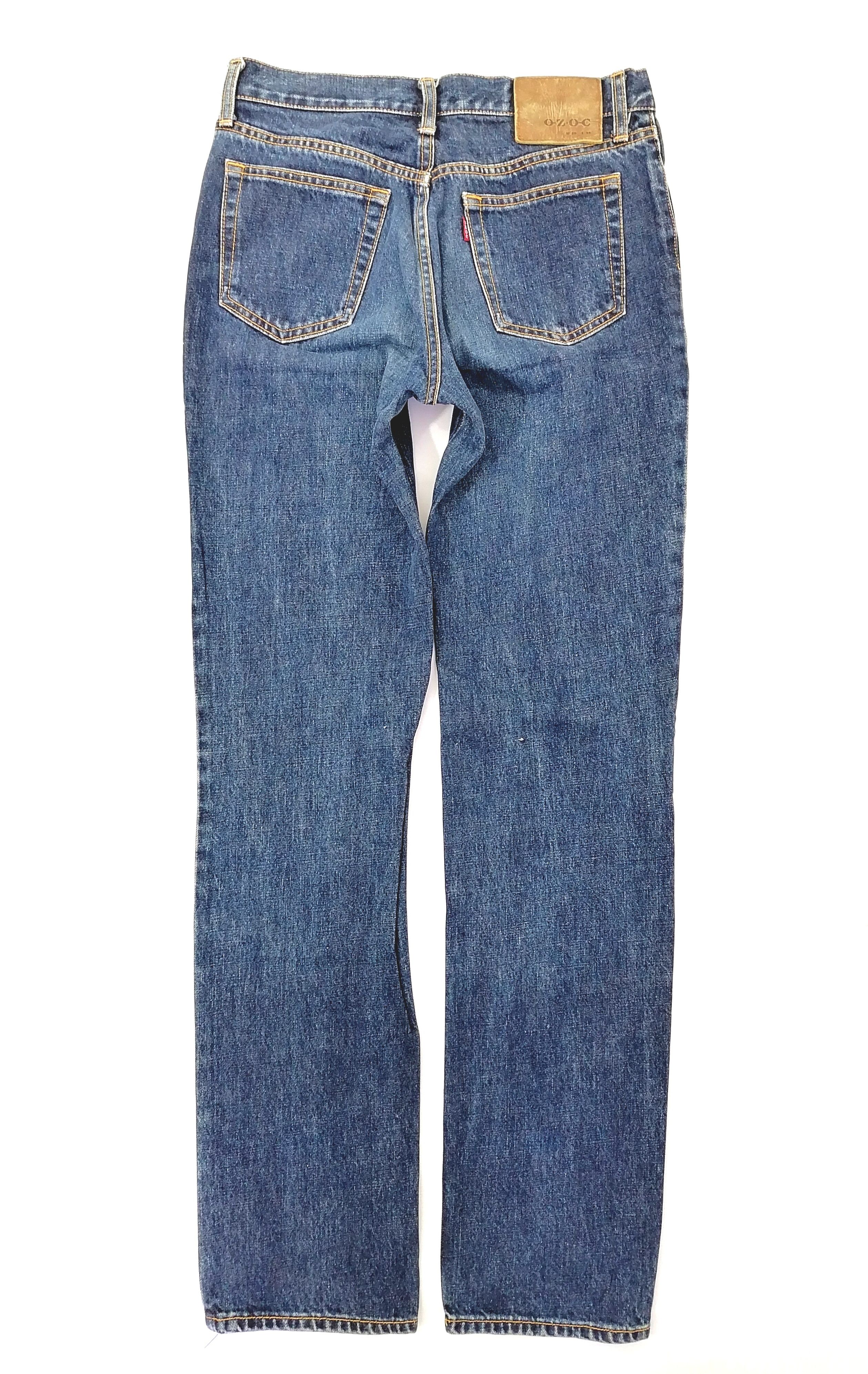 Japanese Brand O.Z.O.C Fly Button Denim Jeans Size US 31 - 2 Thumbnail