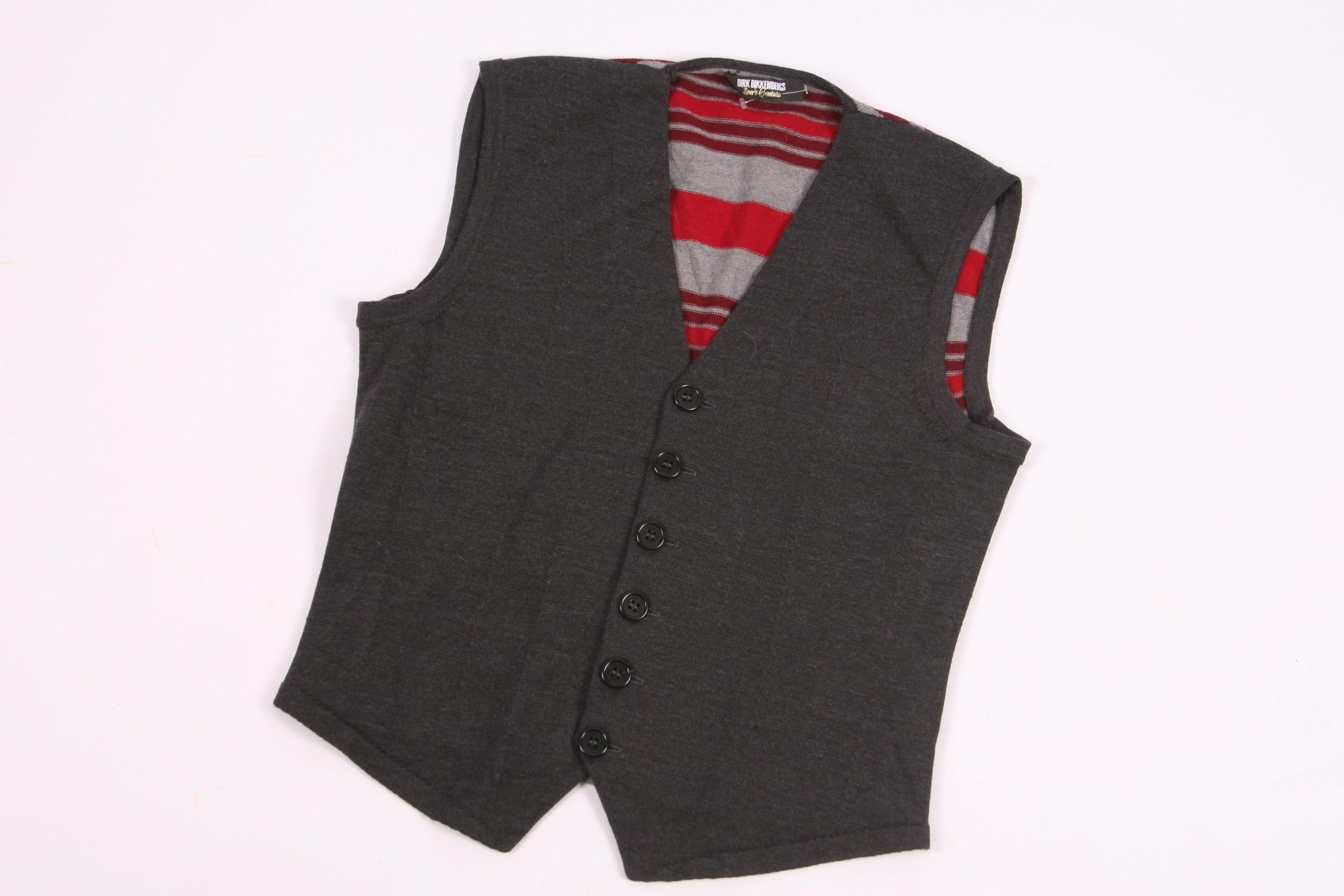 Dirk Bikkembergs 💥Dirk Bikkembergs Sport Couture Wool Knit Vest Size US XS / EU 42 / 0 - 2 Thumbnail
