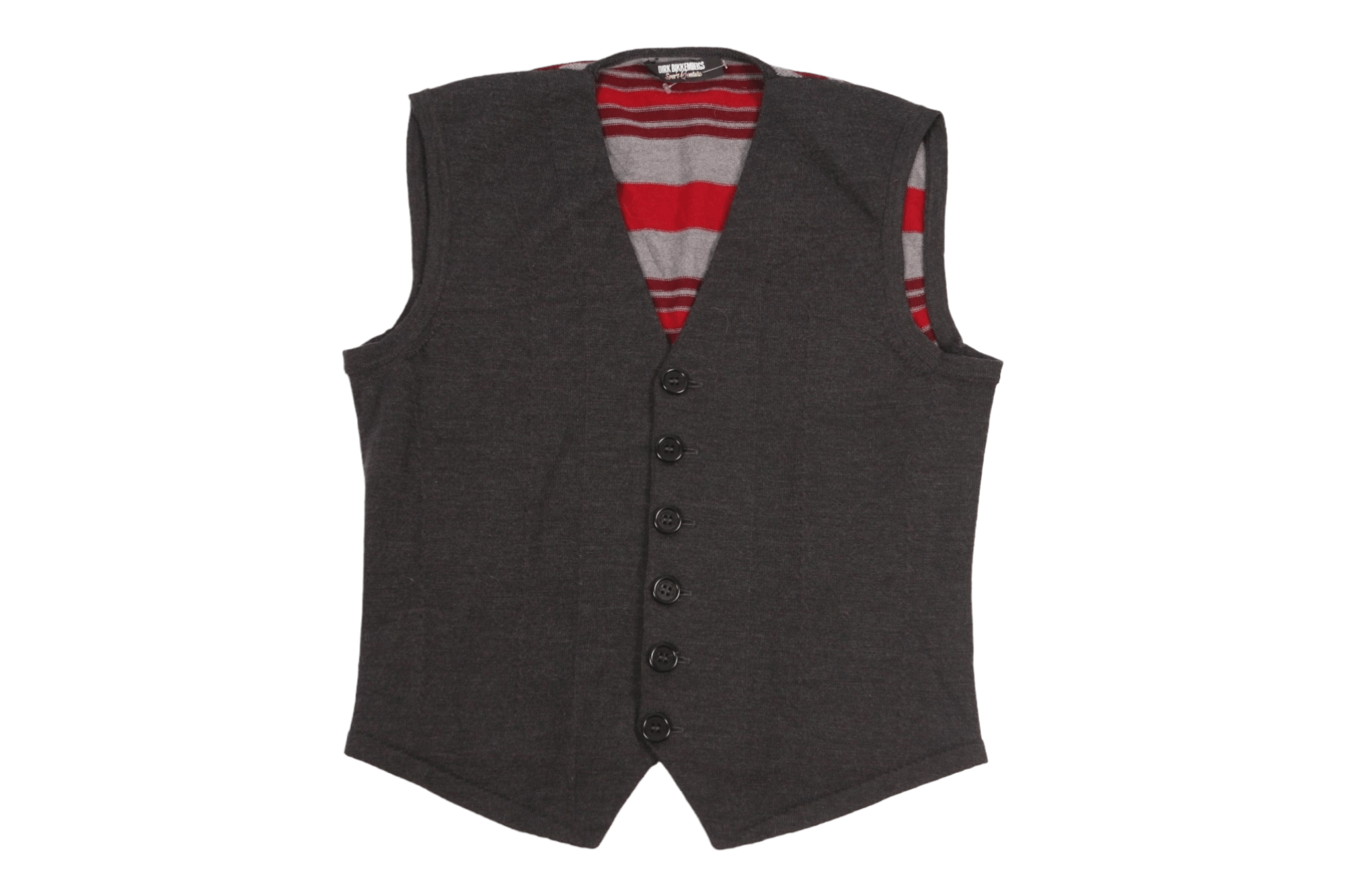 Dirk Bikkembergs 💥Dirk Bikkembergs Sport Couture Wool Knit Vest Size US XS / EU 42 / 0 - 1 Thumbnail