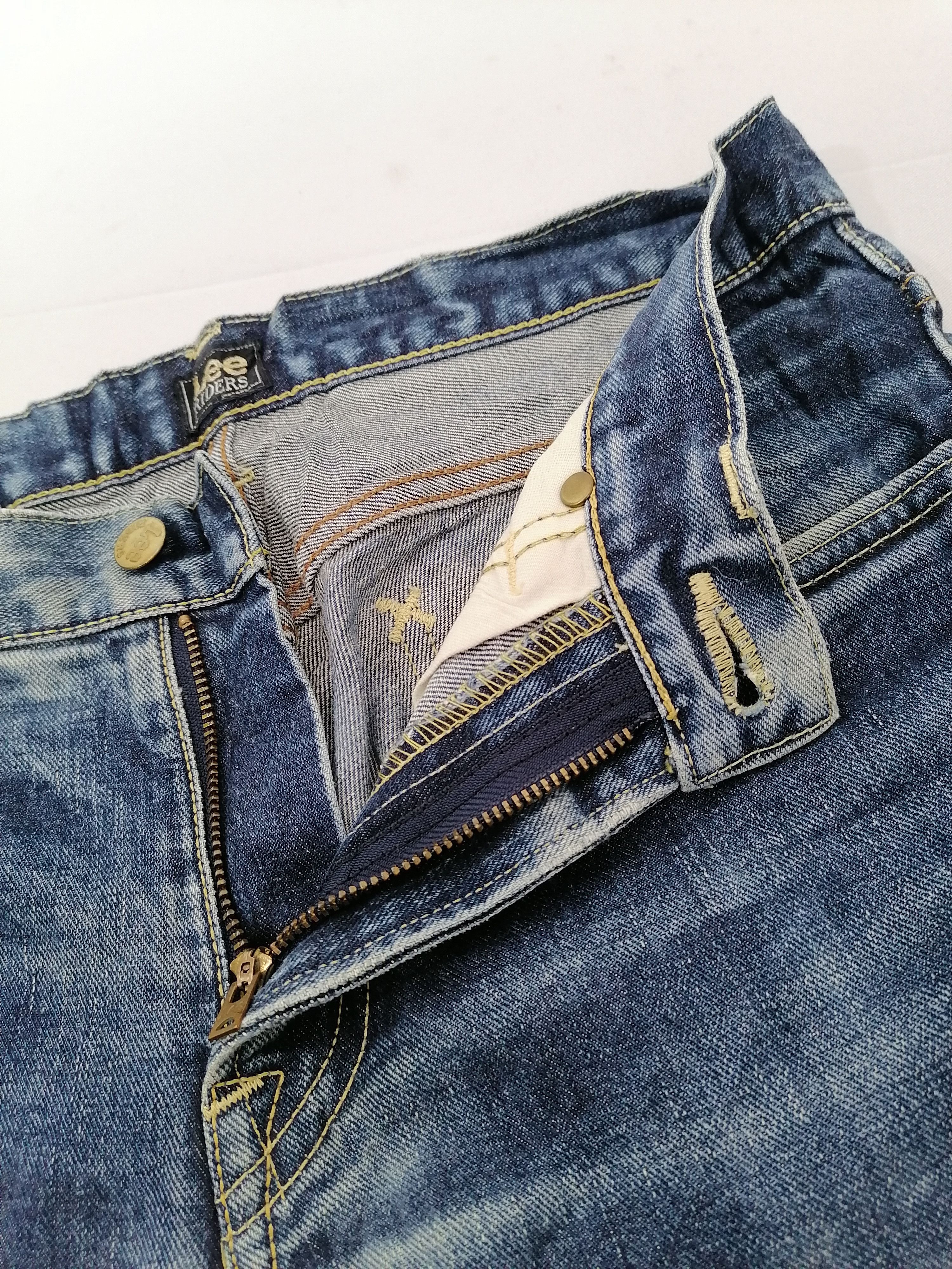 Japanese Brand × Lee Lee Riders Denim Jeans Size US 33 - 4 Thumbnail