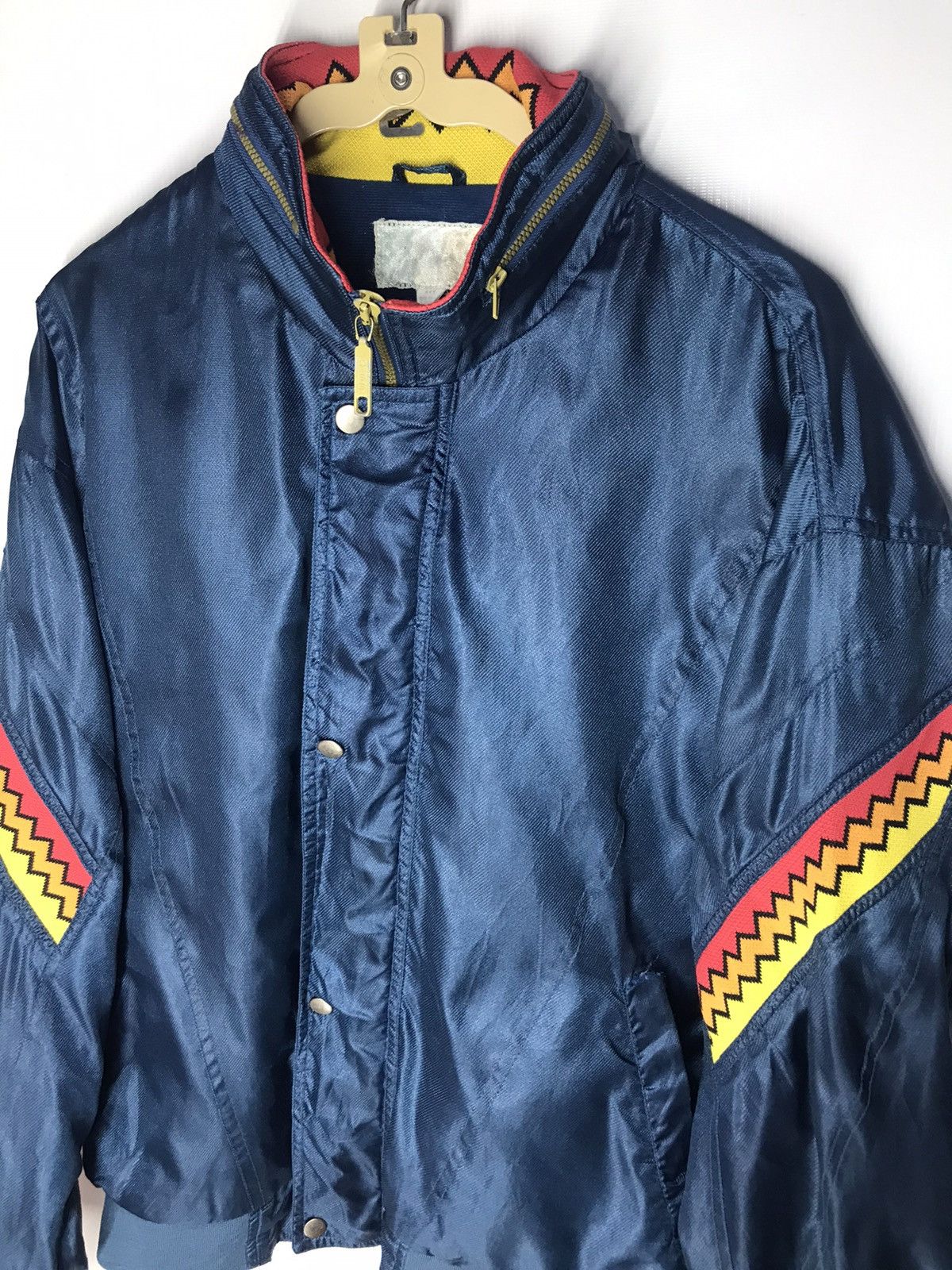 Japanese Brand × Vintage Vintage Japanese jacket hidden hoodie Size US M / EU 48-50 / 2 - 5 Thumbnail