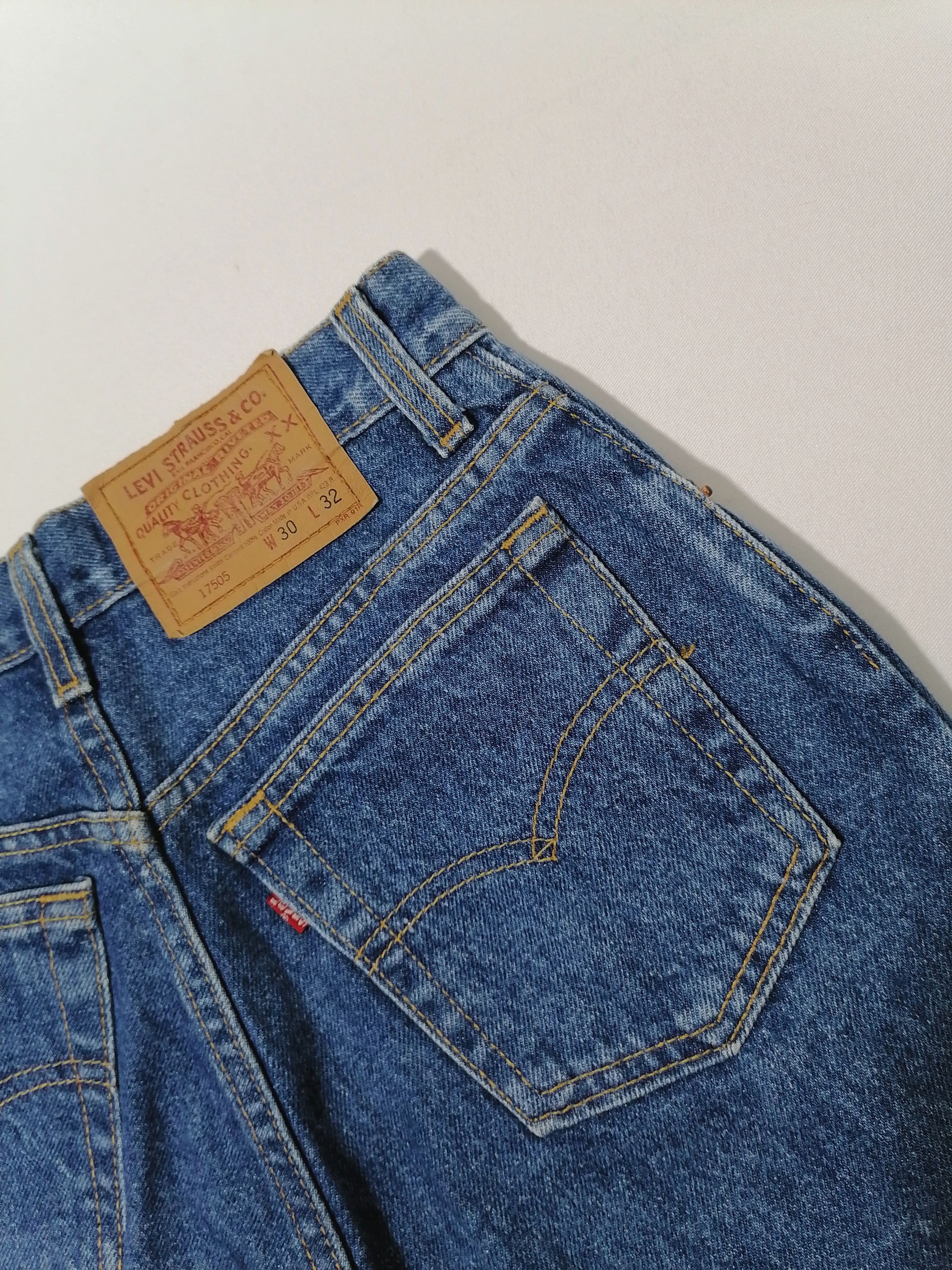 Levi's × Levi's Vintage Clothing Levi's Strauss 17505 Small Waist Denim Jeans Size US 26 / EU 42 - 4 Thumbnail