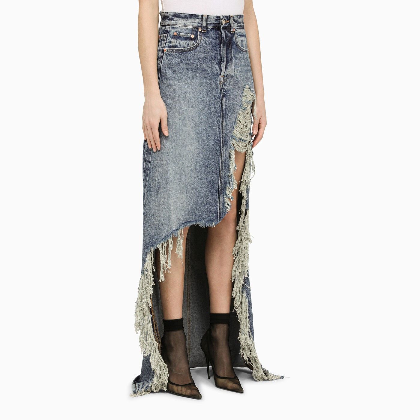 Vetements o1d2blof0623 Denim Skirt in Blue Size 28" / US 6 / IT 42 - 3 Thumbnail