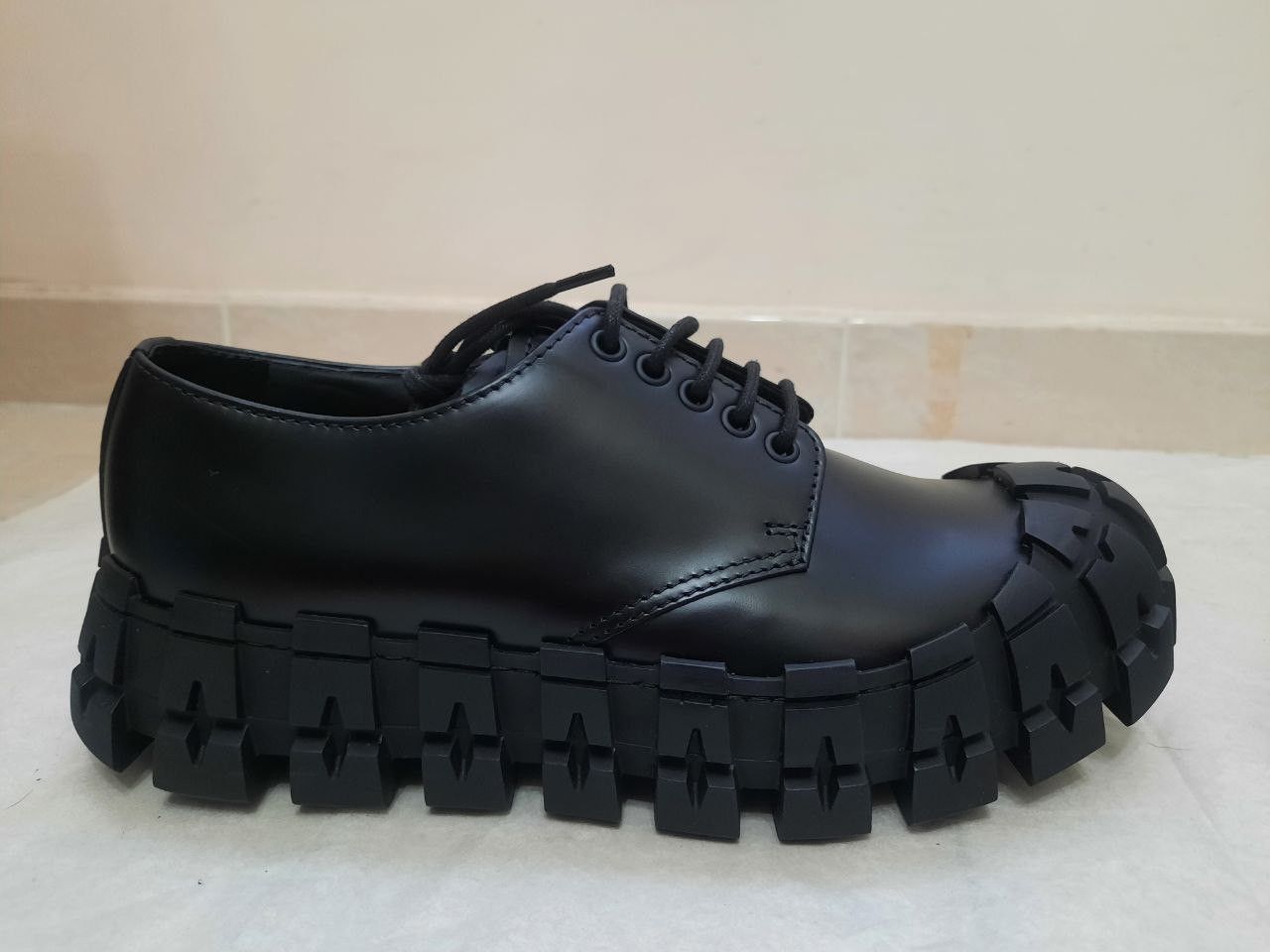 Prada Wheel Tire Lug Sole Derby Size US 8.5 / EU 41-42 - 7 Thumbnail