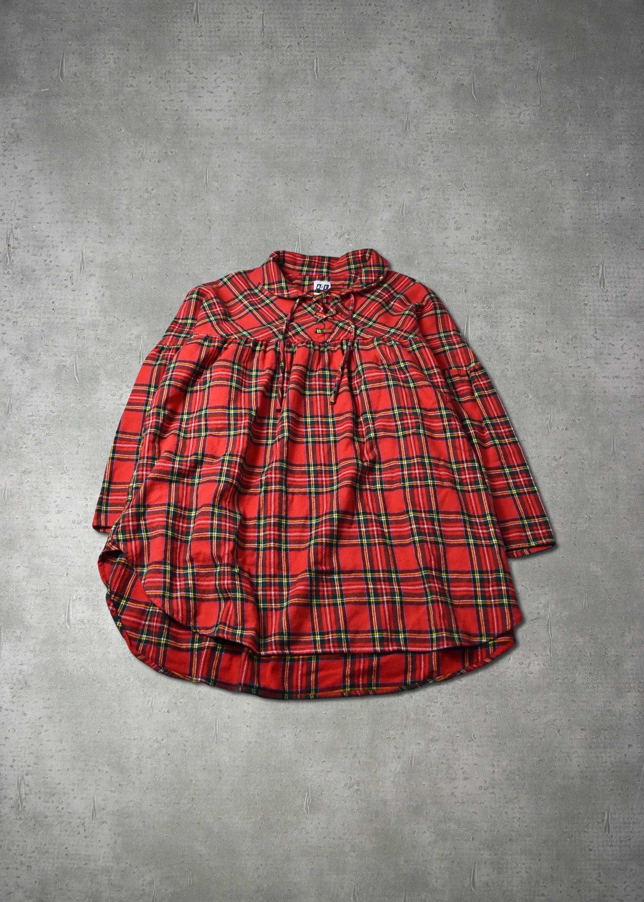 Japanese Brand × Nepenthes AiE wide pullover checker shirt 29098 - 857 91 Size US M / EU 48-50 / 2 - 1 Thumbnail
