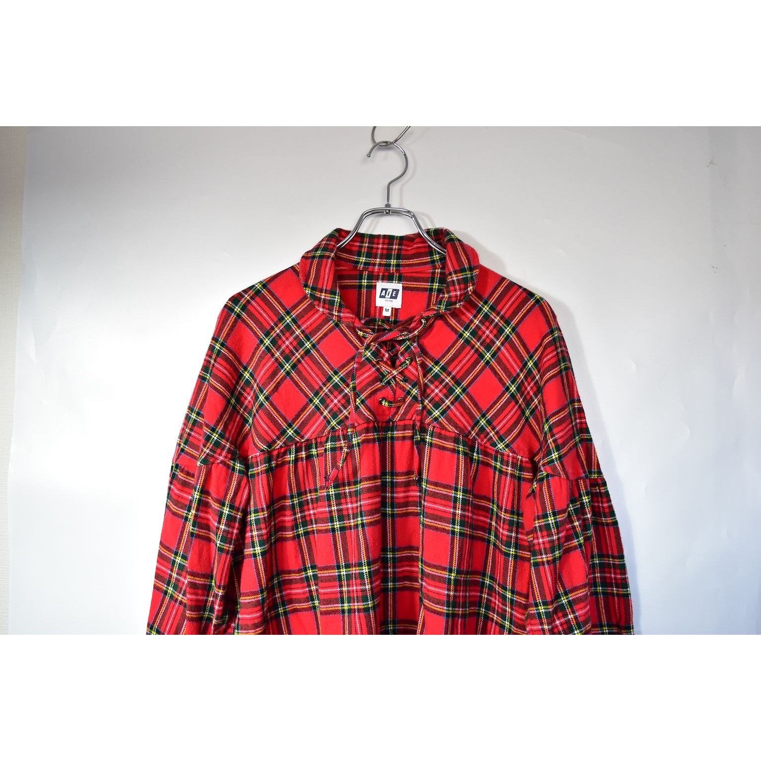Japanese Brand × Nepenthes AiE wide pullover checker shirt 29098 - 857 91 Size US M / EU 48-50 / 2 - 6 Thumbnail