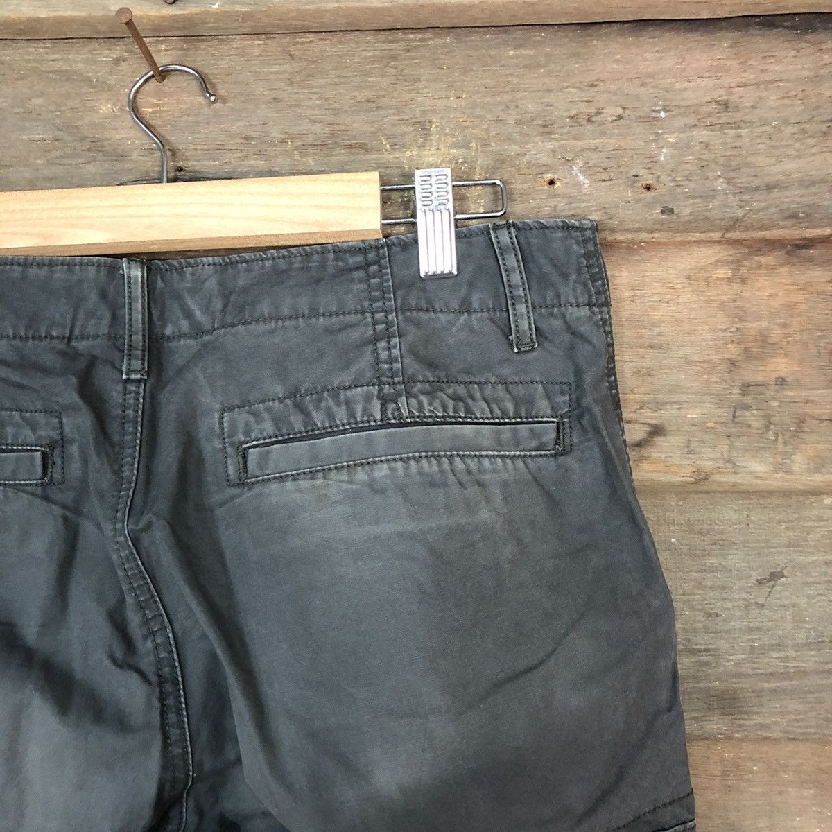 Faded Glory DLL Old Navy faded Black Cargo Multipocket Pants #1535 Size US 31 - 13 Thumbnail