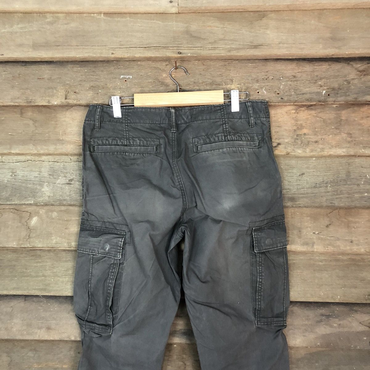 Faded Glory DLL Old Navy faded Black Cargo Multipocket Pants #1535 Size US 31 - 10 Thumbnail