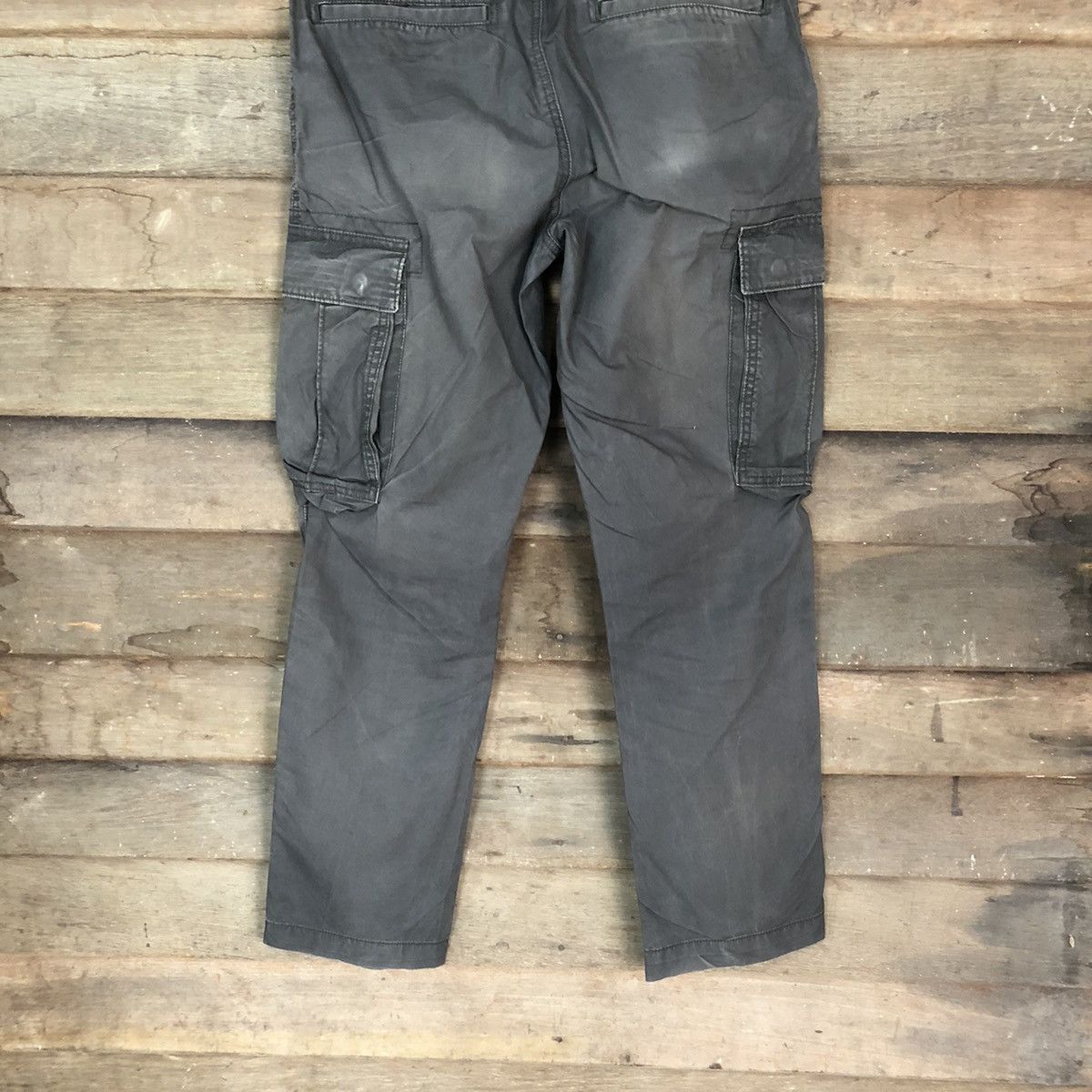 Faded Glory DLL Old Navy faded Black Cargo Multipocket Pants #1535 Size US 31 - 11 Thumbnail