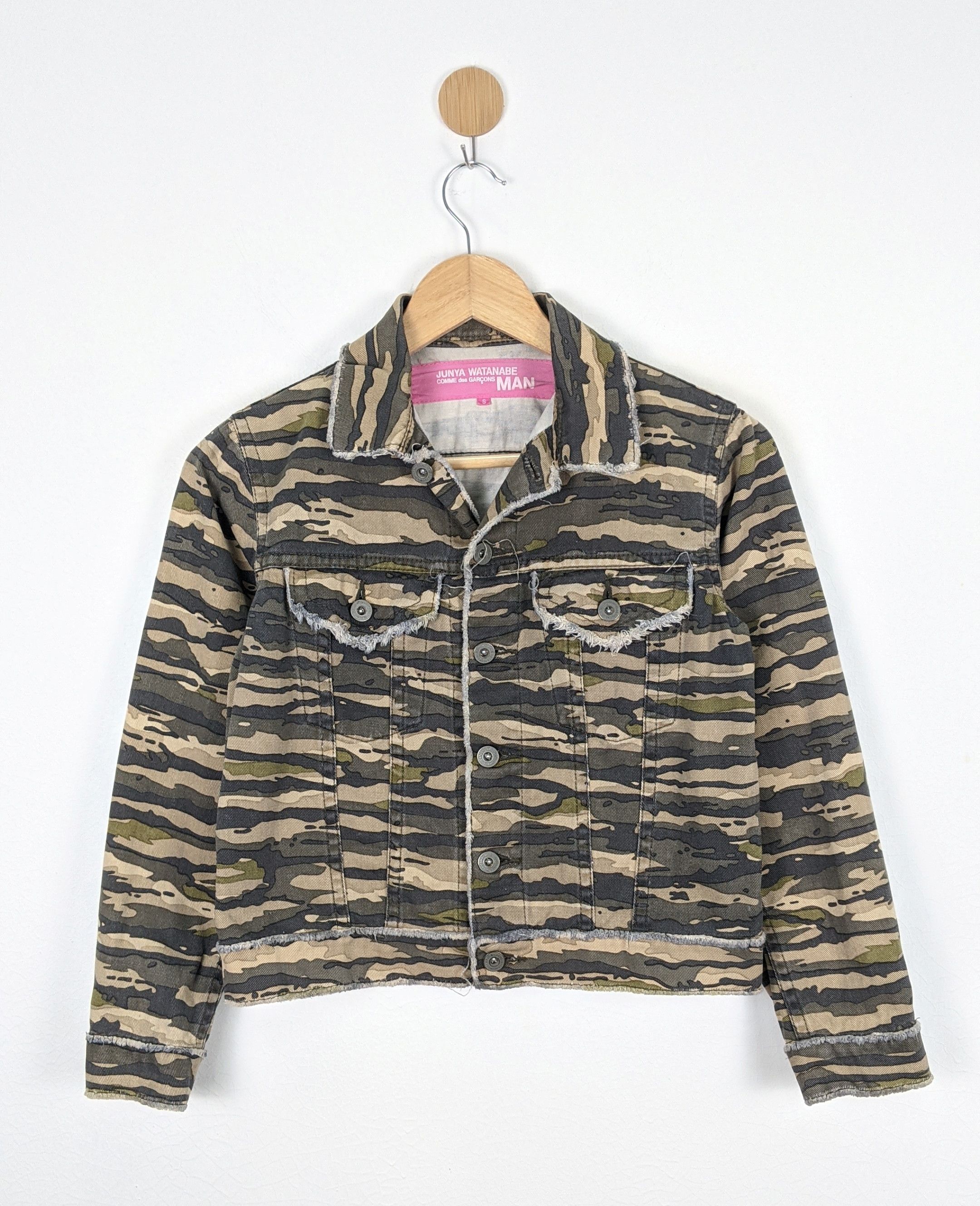 Comme des Garcons Junya Watanabe Comme des Garcons Camo Military Jacket Size S / US 4 / IT 40 - 1 Thumbnail