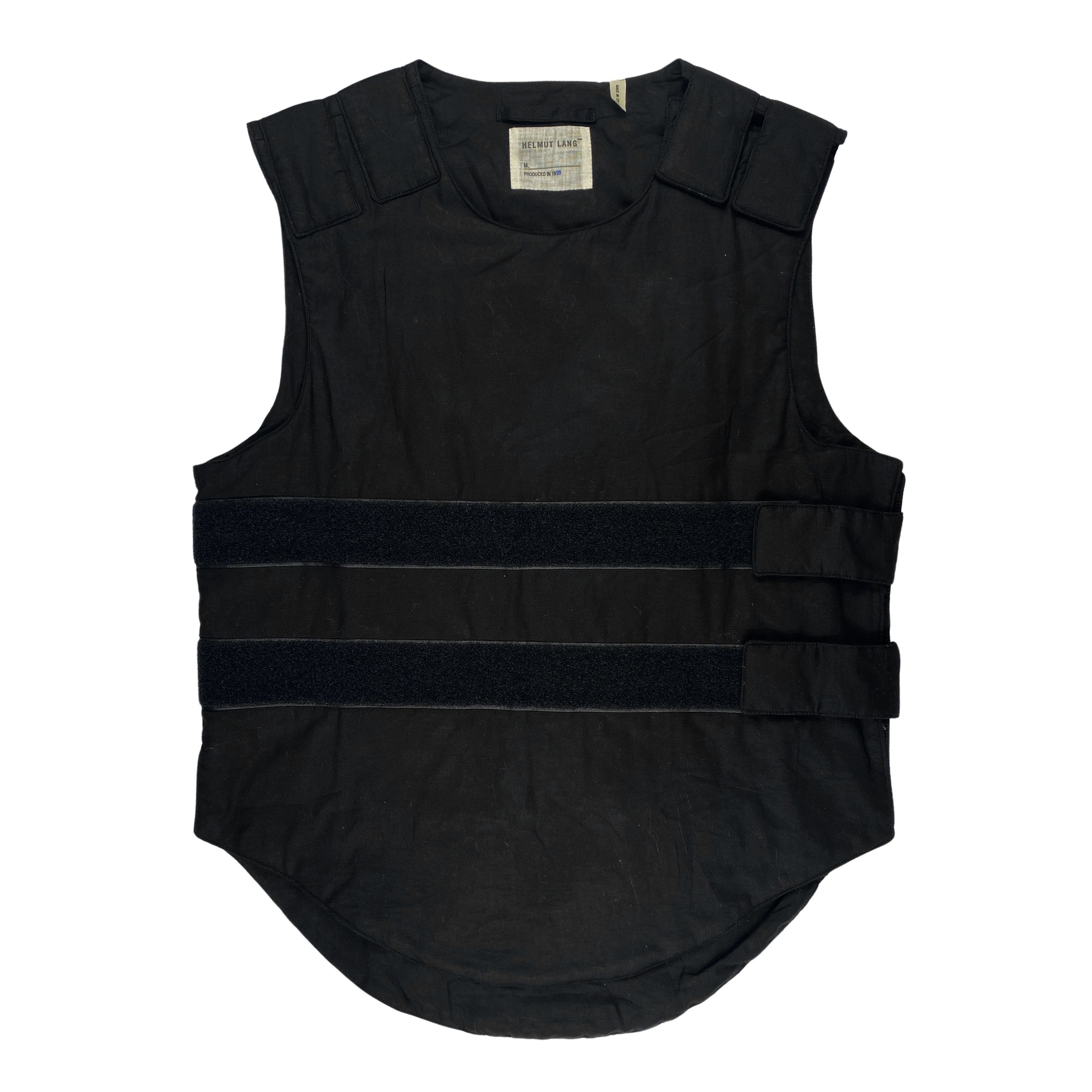 Pre-owned Helmut Lang Aw98 Bulletproof Vest In Black