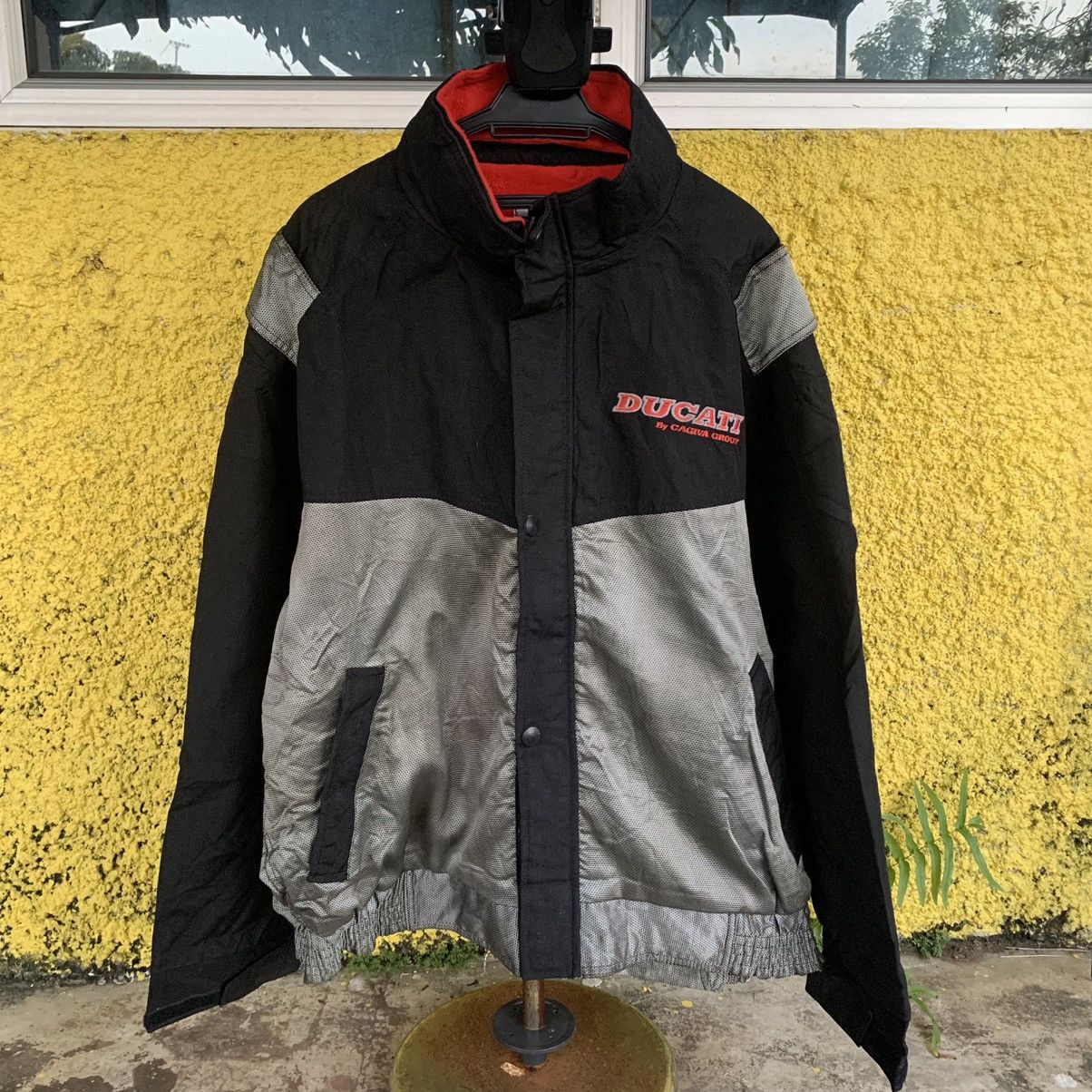 image of Ducati By Cagiva Group Motorcycle Jacket in Black, Men's (Size XL)