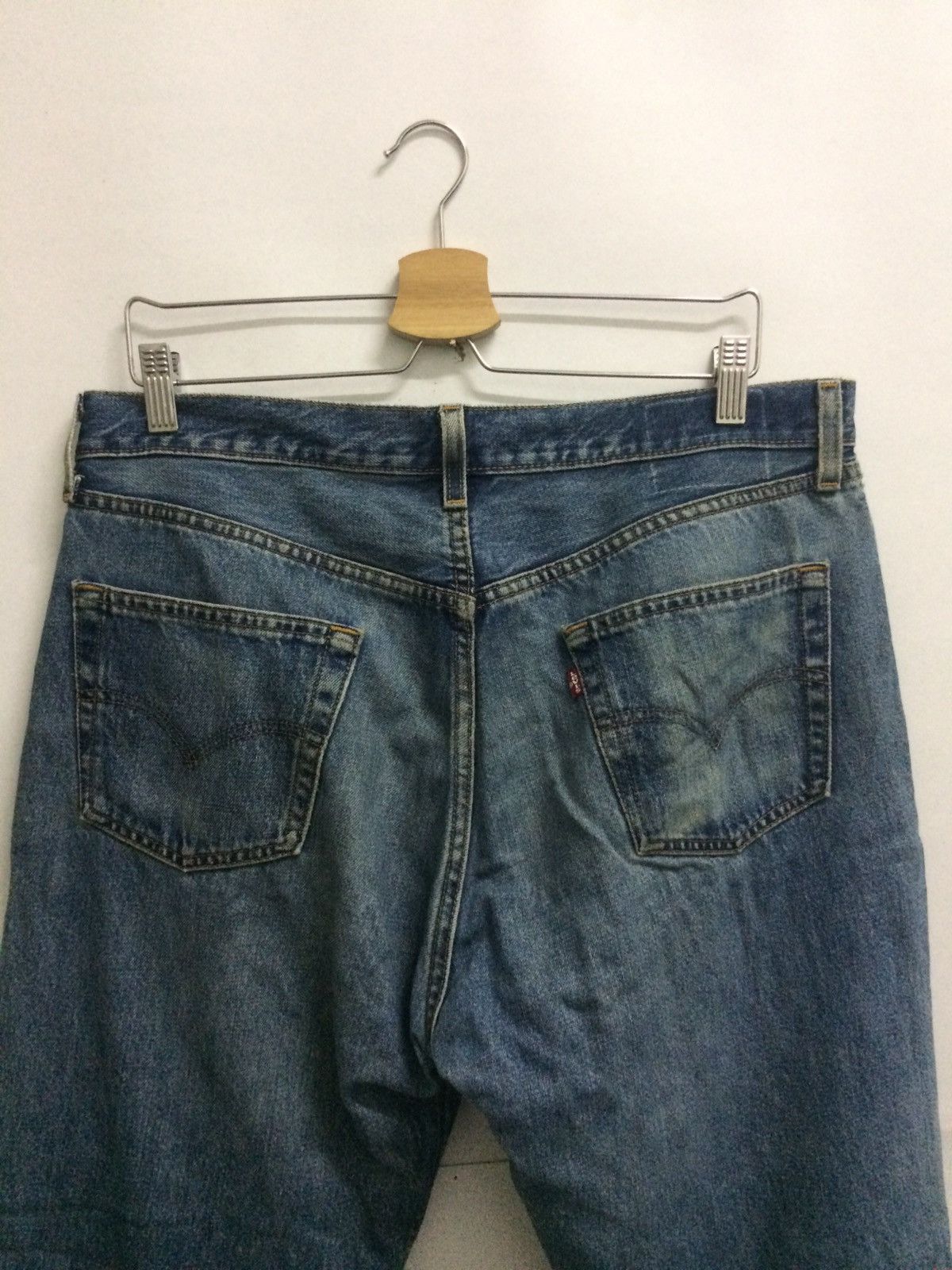 Levi's ❌NEED GONE❌Levi’s 501 distressed patchwork denim pant Size US 34 / EU 50 - 6 Thumbnail