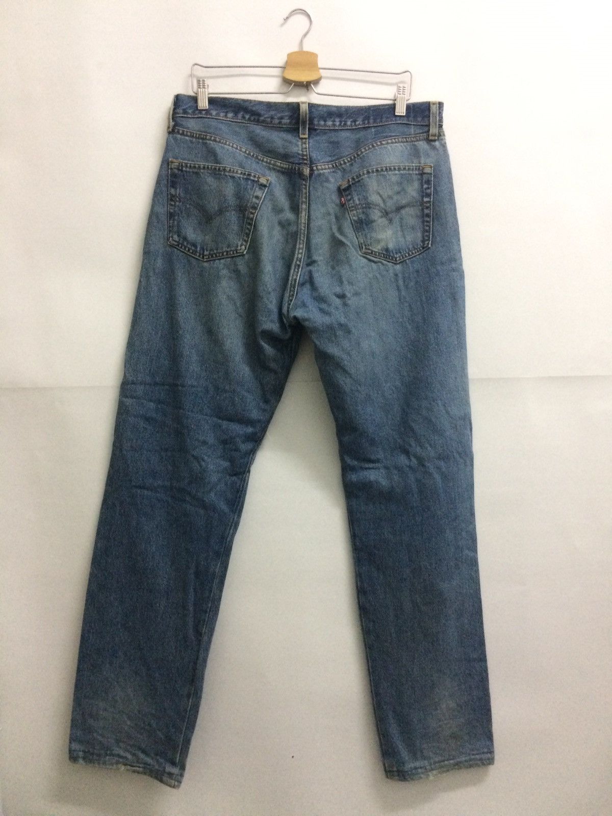 Levi's ❌NEED GONE❌Levi’s 501 distressed patchwork denim pant Size US 34 / EU 50 - 7 Thumbnail