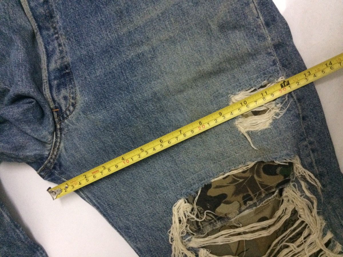 Levi's ❌NEED GONE❌Levi’s 501 distressed patchwork denim pant Size US 34 / EU 50 - 9 Thumbnail