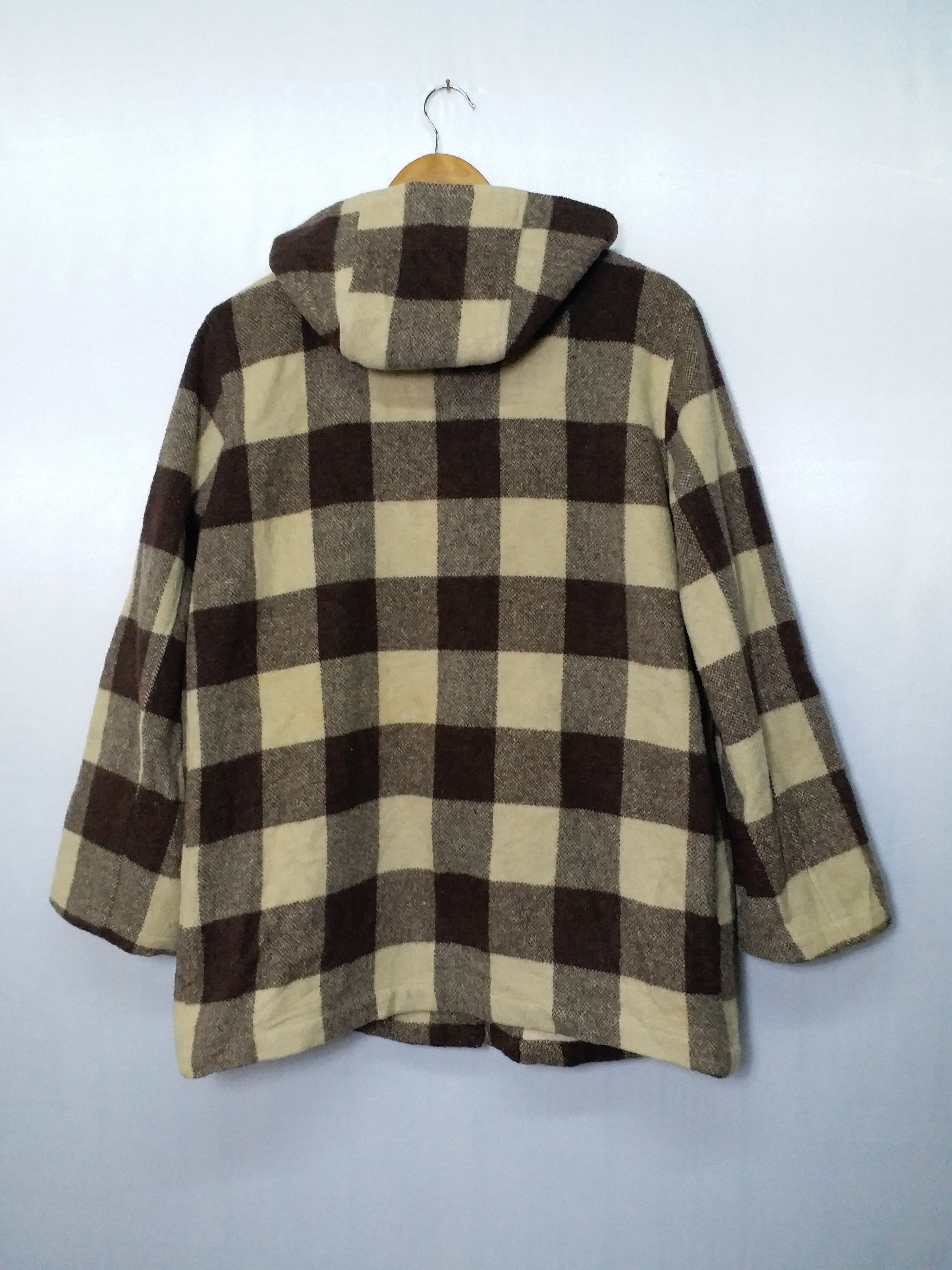 FCUK × French Connection Tartan Wool Duffle Coat by French Connection Size M Size US M / EU 48-50 / 2 - 3 Thumbnail