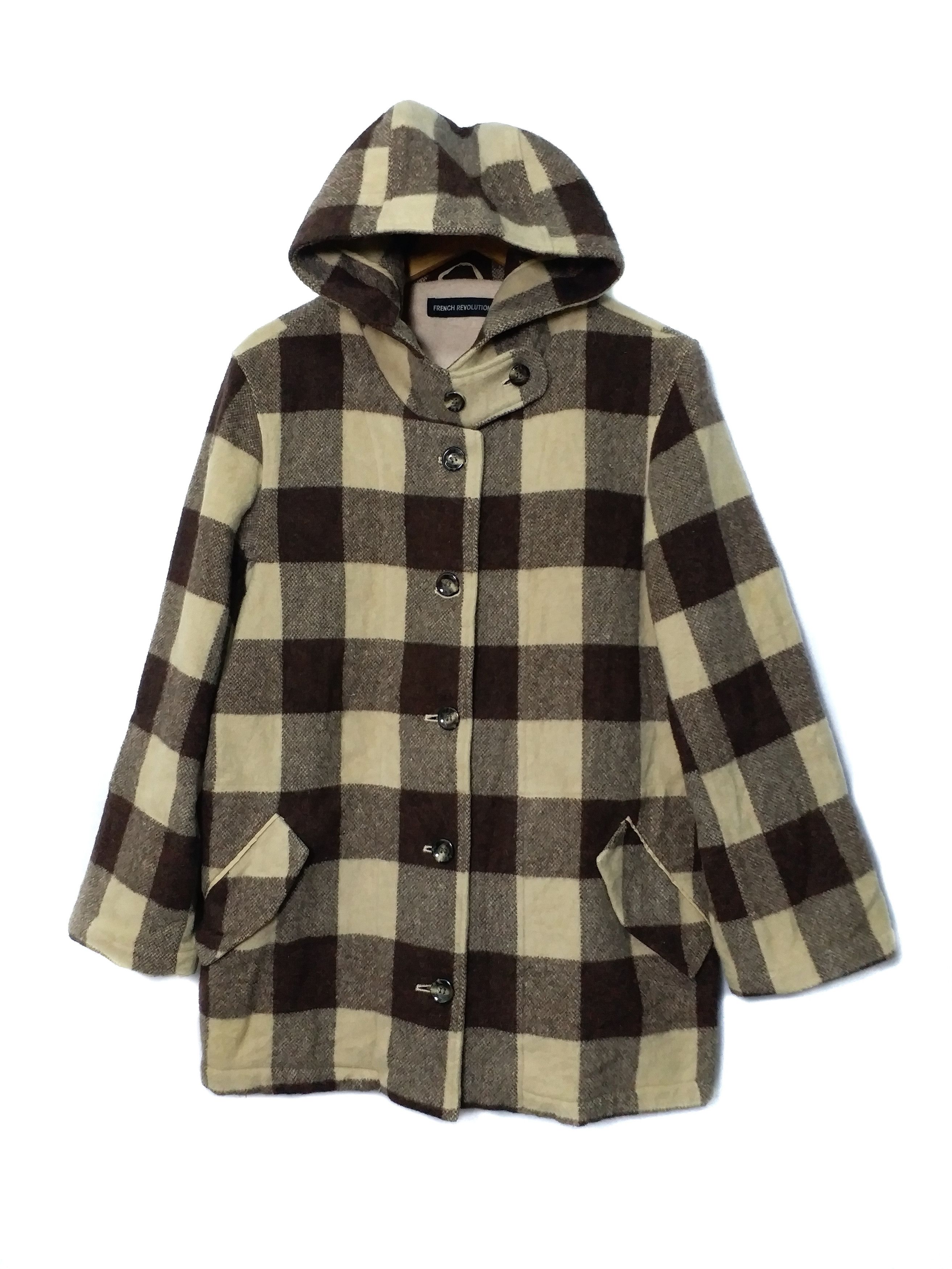 FCUK × French Connection Tartan Wool Duffle Coat by French Connection Size M Size US M / EU 48-50 / 2 - 1 Thumbnail