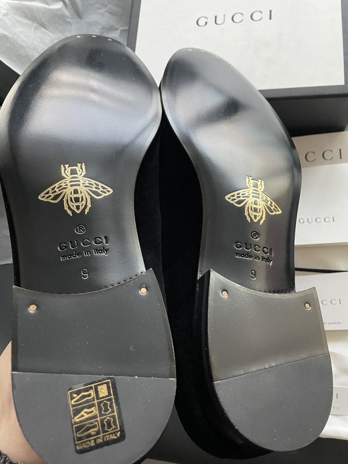 Gucci New Rare Super Runway Logo Flying Pig Velvet Leather Loafer Size US 9.5 / EU 42-43 - 8 Thumbnail