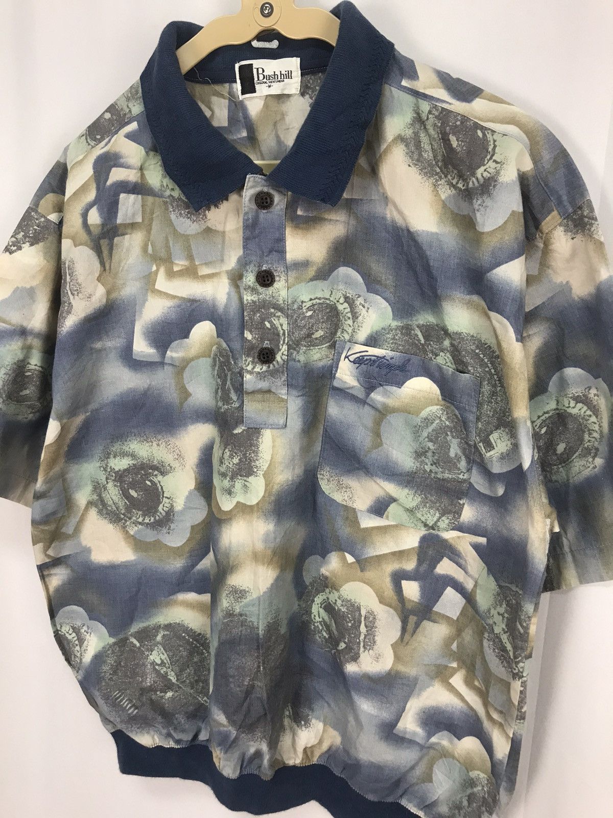 Japanese Brand × Vintage Vintage polos shirt by bush hill Size US M / EU 48-50 / 2 - 3 Thumbnail