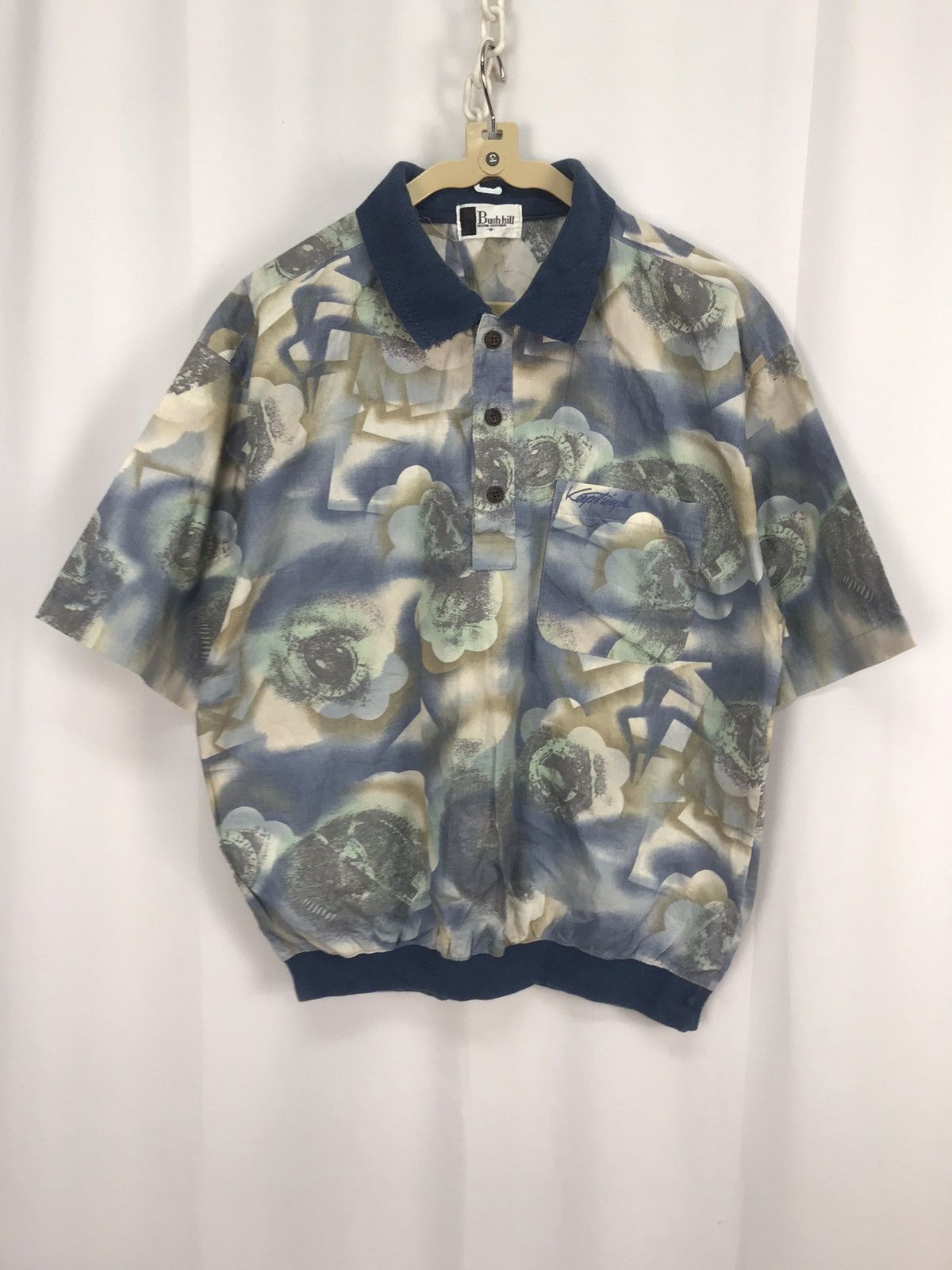 Japanese Brand × Vintage Vintage polos shirt by bush hill Size US M / EU 48-50 / 2 - 8 Thumbnail