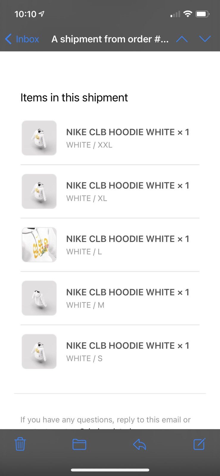 Drake × Nike NIKE x Drake Certified Lover Boy CLB White Hoodie Size US L / EU 52-54 / 3 - 3 Thumbnail