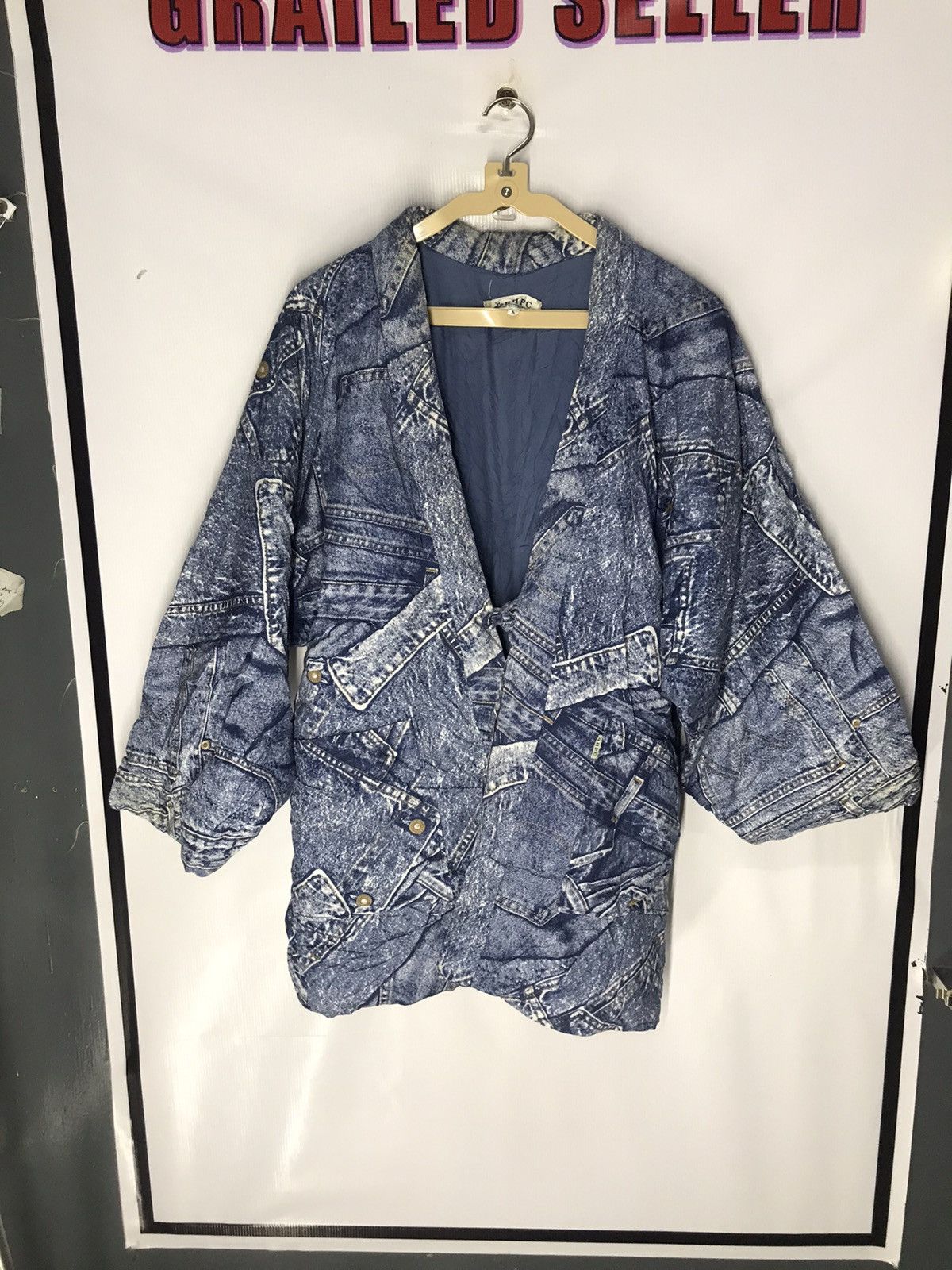 Beverly Hills Polo Club BHPC kimono jeans printed fullprint Size US M / EU 48-50 / 2 - 6 Thumbnail