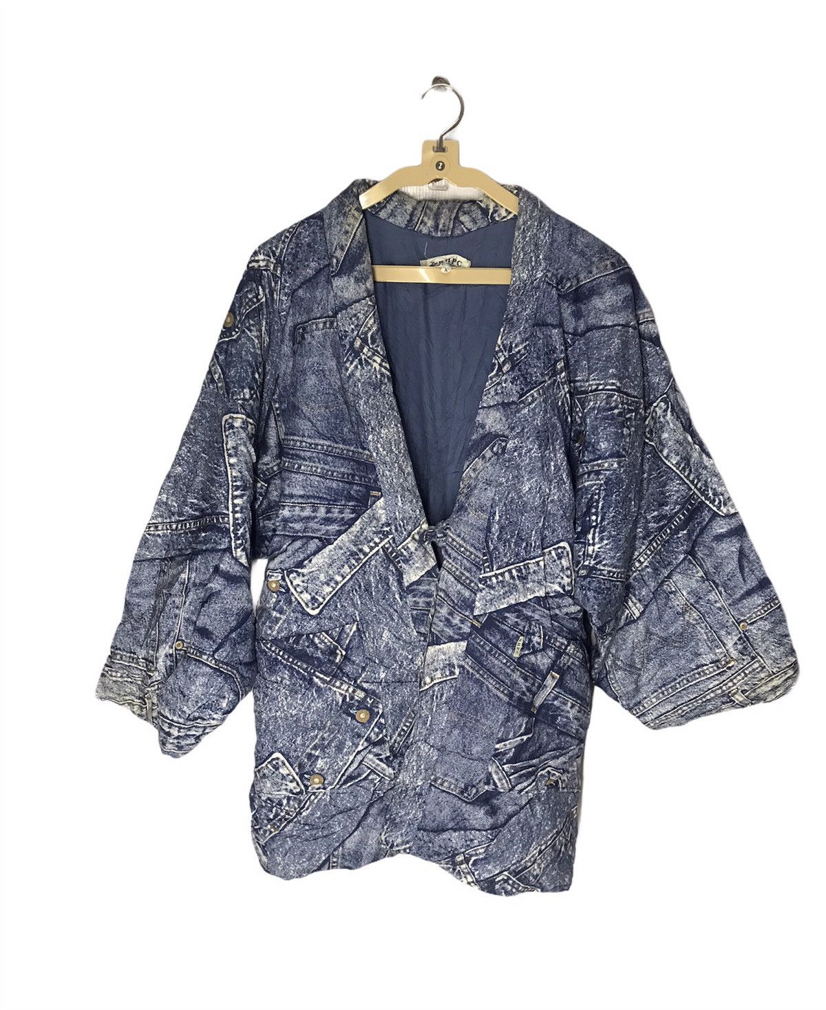 Beverly Hills Polo Club BHPC kimono jeans printed fullprint Size US M / EU 48-50 / 2 - 1 Thumbnail