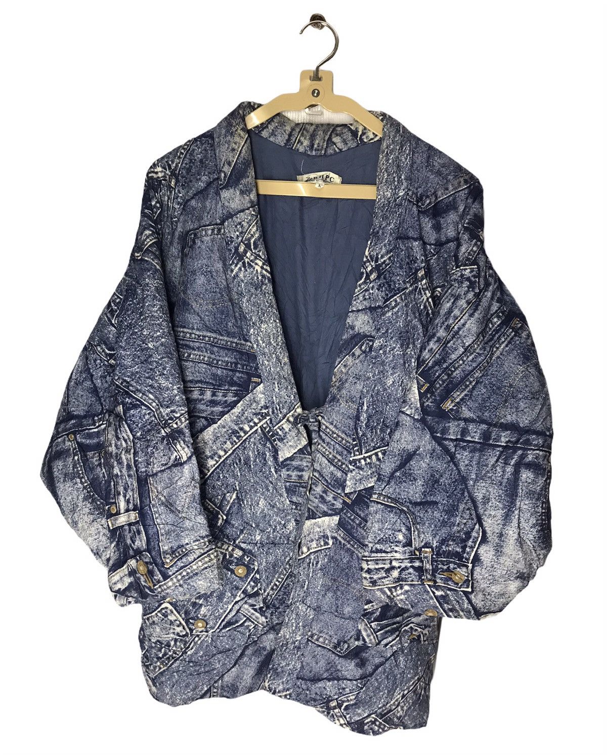 Beverly Hills Polo Club BHPC kimono jeans printed fullprint Size US M / EU 48-50 / 2 - 3 Thumbnail