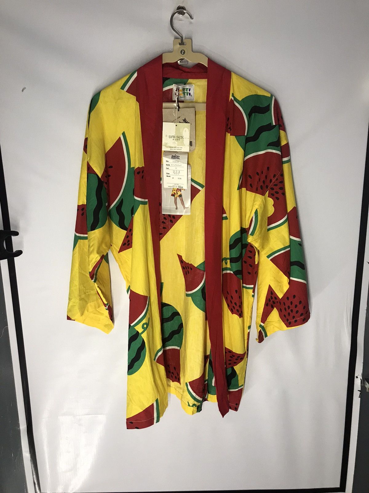 Japanese Brand × Komono × Vintage Unisex Kimono fullprint by natti natti emilio Size US L / EU 52-54 / 3 - 7 Thumbnail