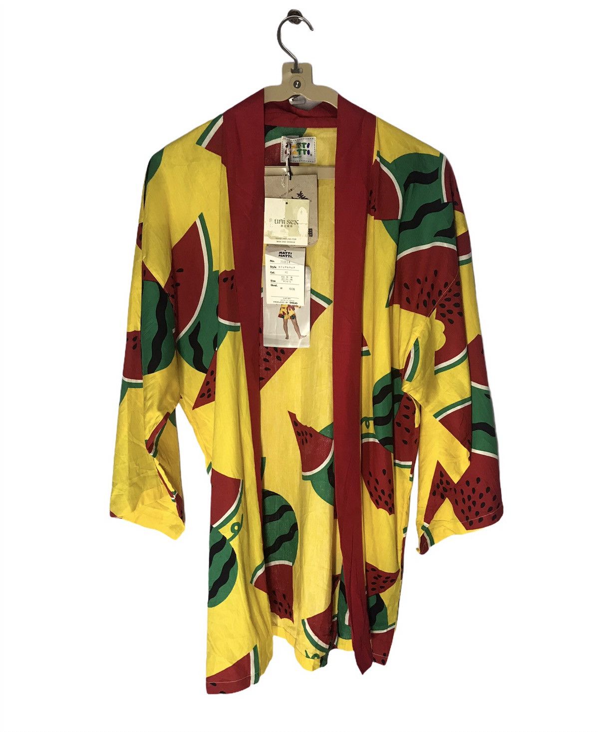 Japanese Brand × Komono × Vintage Unisex Kimono fullprint by natti natti emilio Size US L / EU 52-54 / 3 - 1 Thumbnail