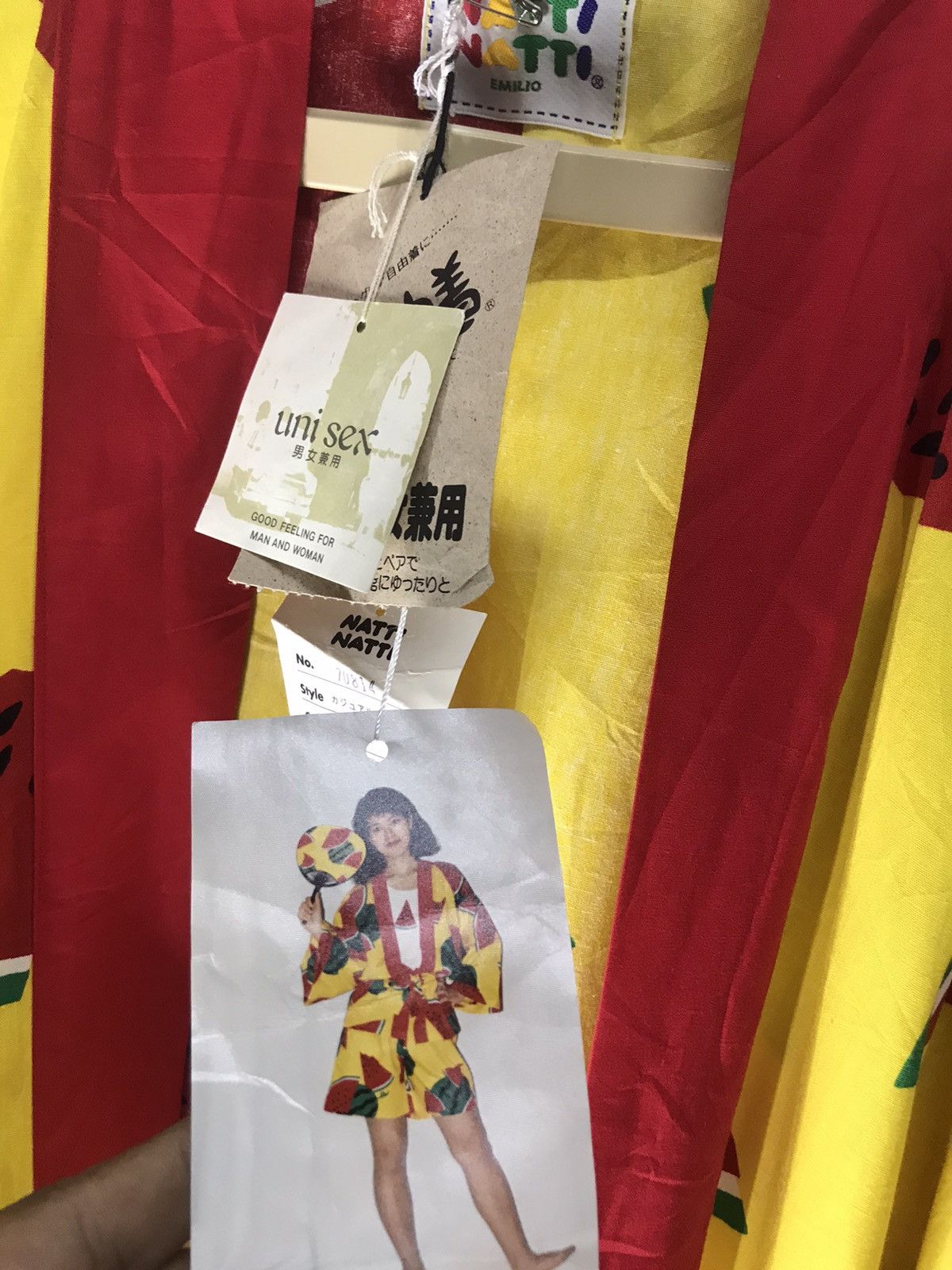 Japanese Brand × Komono × Vintage Unisex Kimono fullprint by natti natti emilio Size US L / EU 52-54 / 3 - 3 Thumbnail