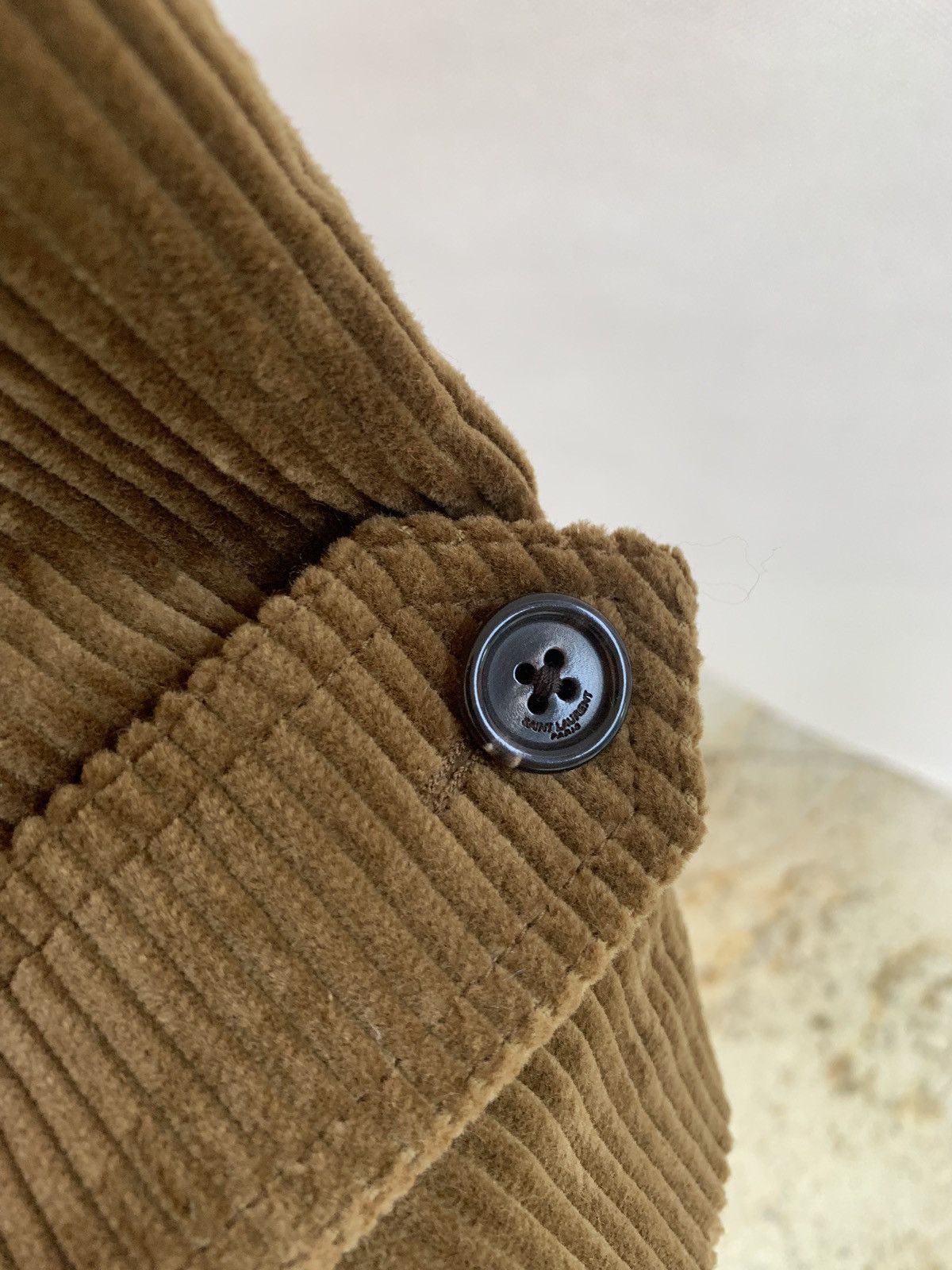 Saint Laurent Paris Corduroy Trench Belted Jacket Size US S / EU 44-46 / 1 - 9 Thumbnail