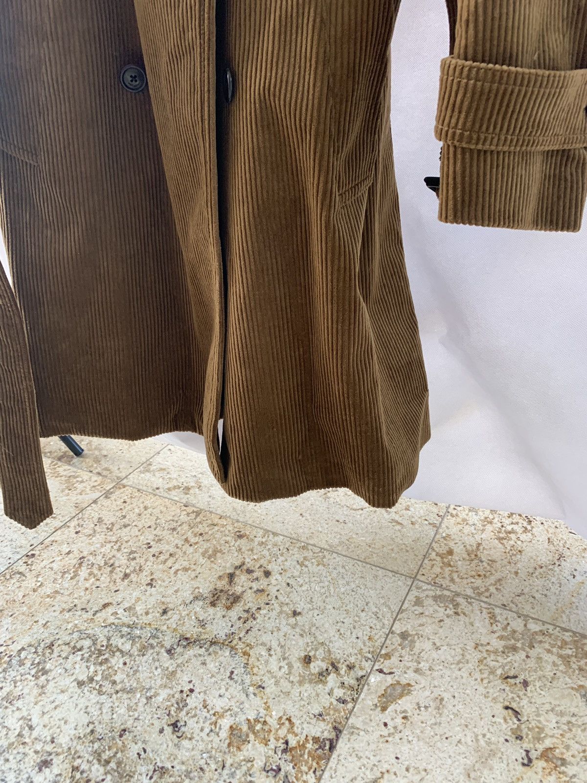 Saint Laurent Paris Corduroy Trench Belted Jacket Size US S / EU 44-46 / 1 - 8 Thumbnail