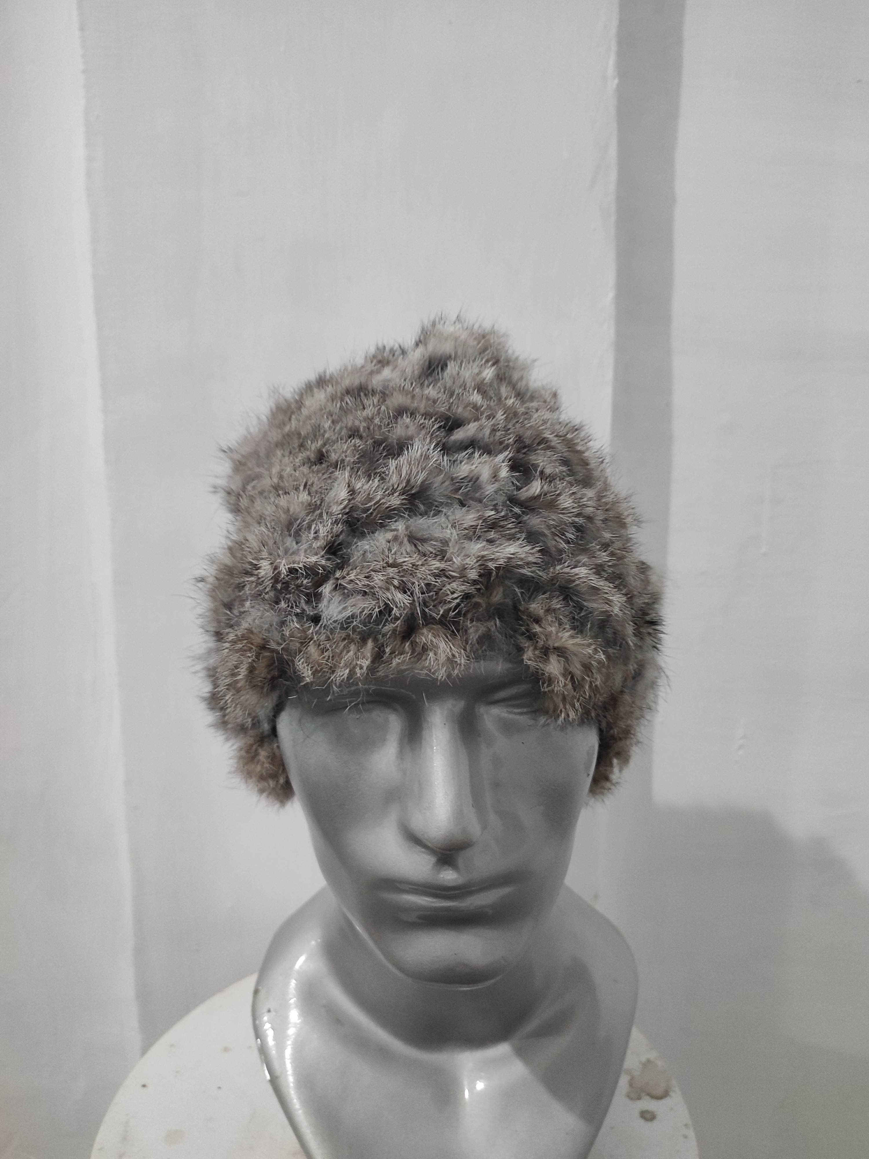image of Mink Fur Coat x Winter Session Unknown Japanese Real Fur Beanie Hats, Men's