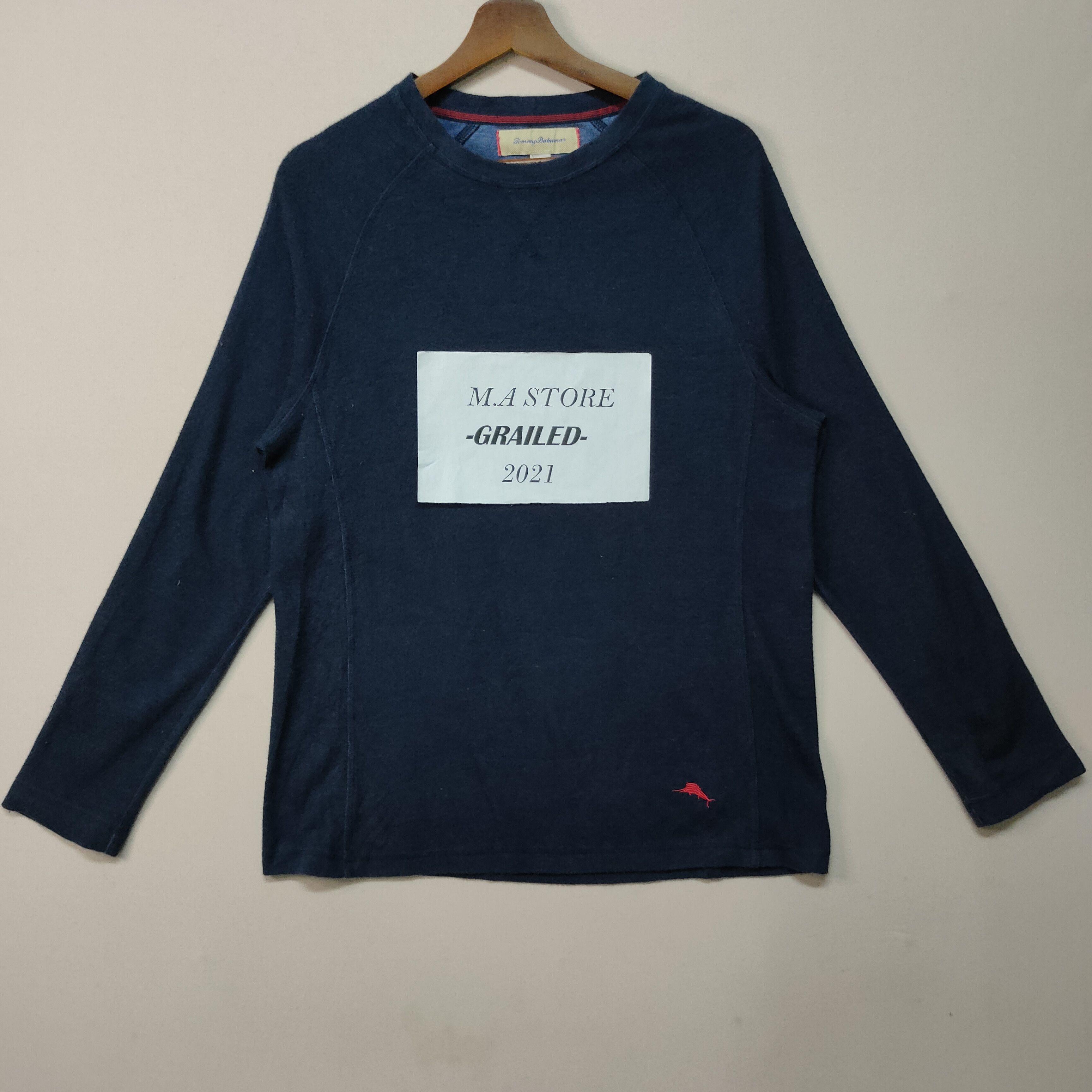 Tommy Bahama Vintage Tommy Bahama Embroidery Small Logo Long Shirt Size US M / EU 48-50 / 2 - 1 Thumbnail