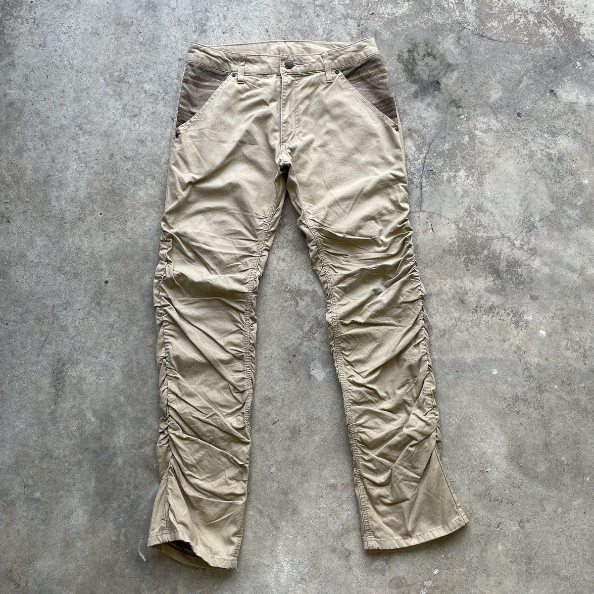 Japanese Brand Japanese Vintage Nice Design Trousers Casual Pants Size US 31 - 1 Thumbnail