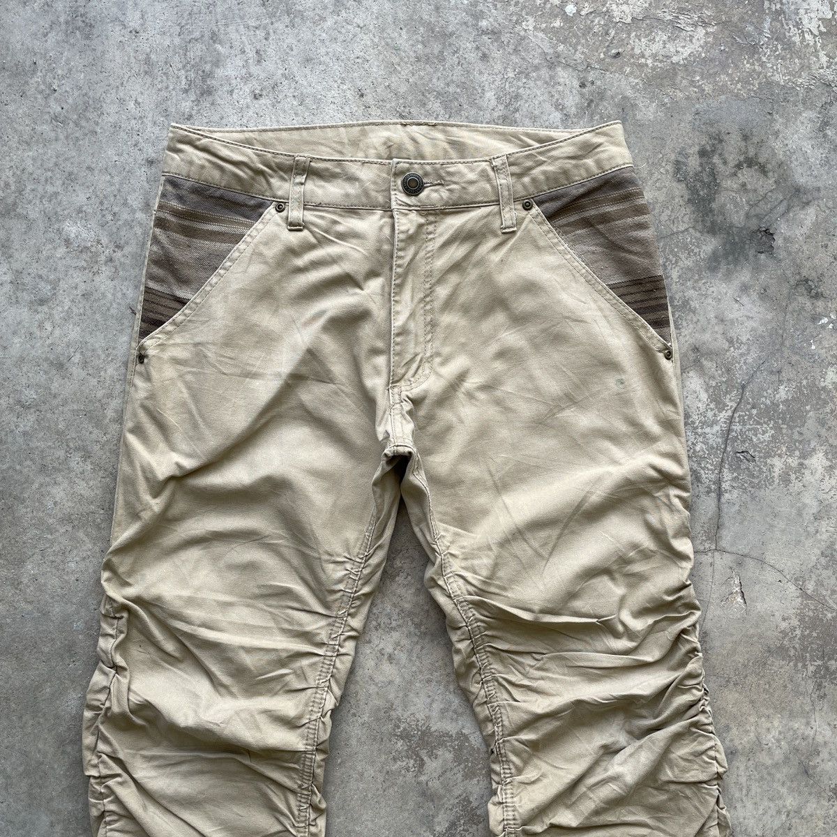 Japanese Brand Japanese Vintage Nice Design Trousers Casual Pants Size US 31 - 2 Thumbnail