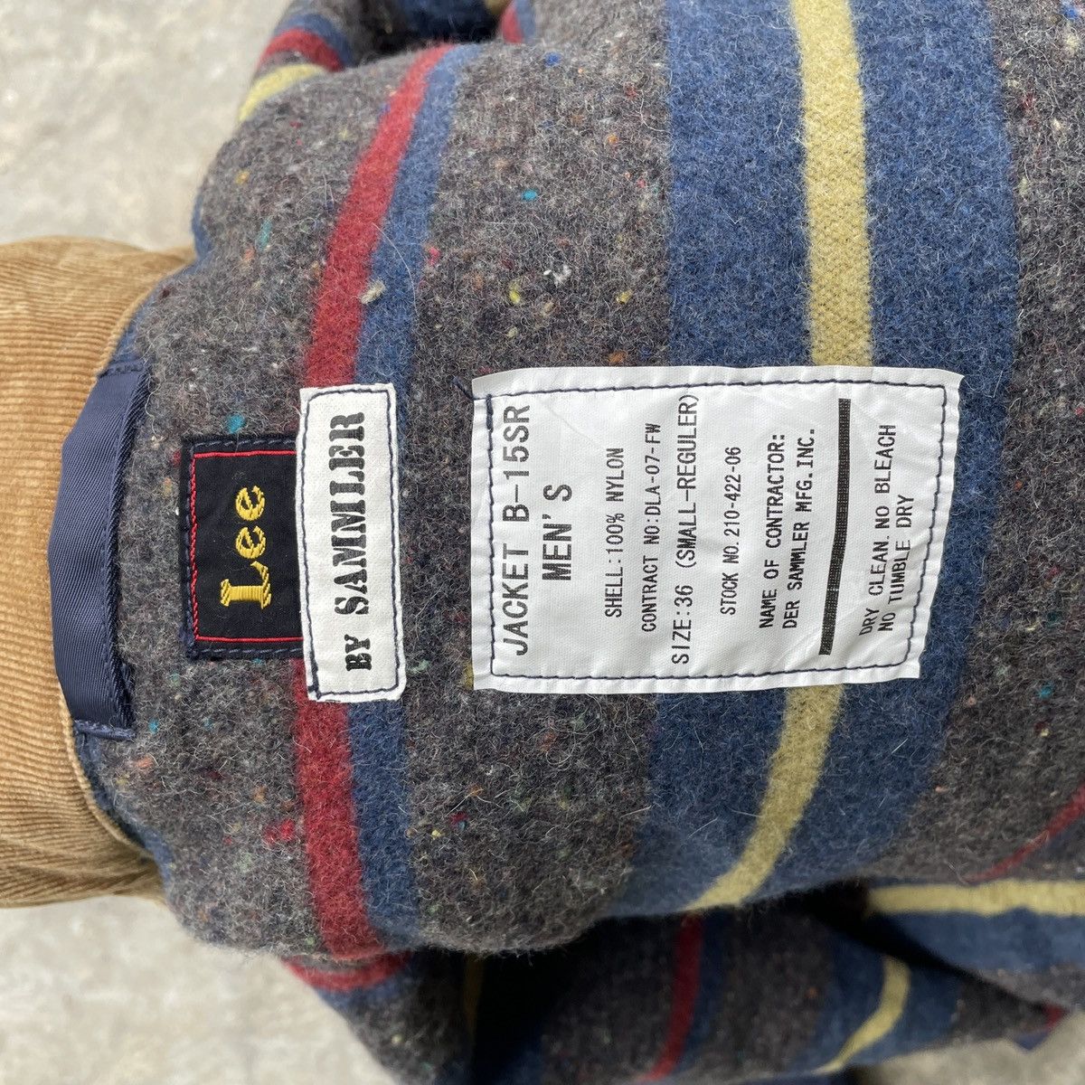 Japanese Brand Vintage‼️ LEE By Sammler Button Ups Bomber Style Jacket Size US M / EU 48-50 / 2 - 8 Thumbnail