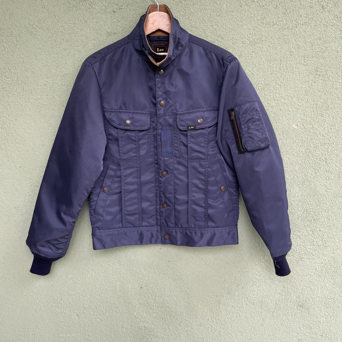 Japanese Brand Vintage‼️ LEE By Sammler Button Ups Bomber Style Jacket Size US M / EU 48-50 / 2 - 1 Thumbnail