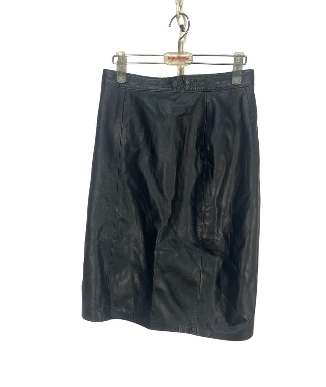 Leather × Vintage Vintage leather skirt by marquis Size 27" / US 4 / IT 40 - 1 Thumbnail
