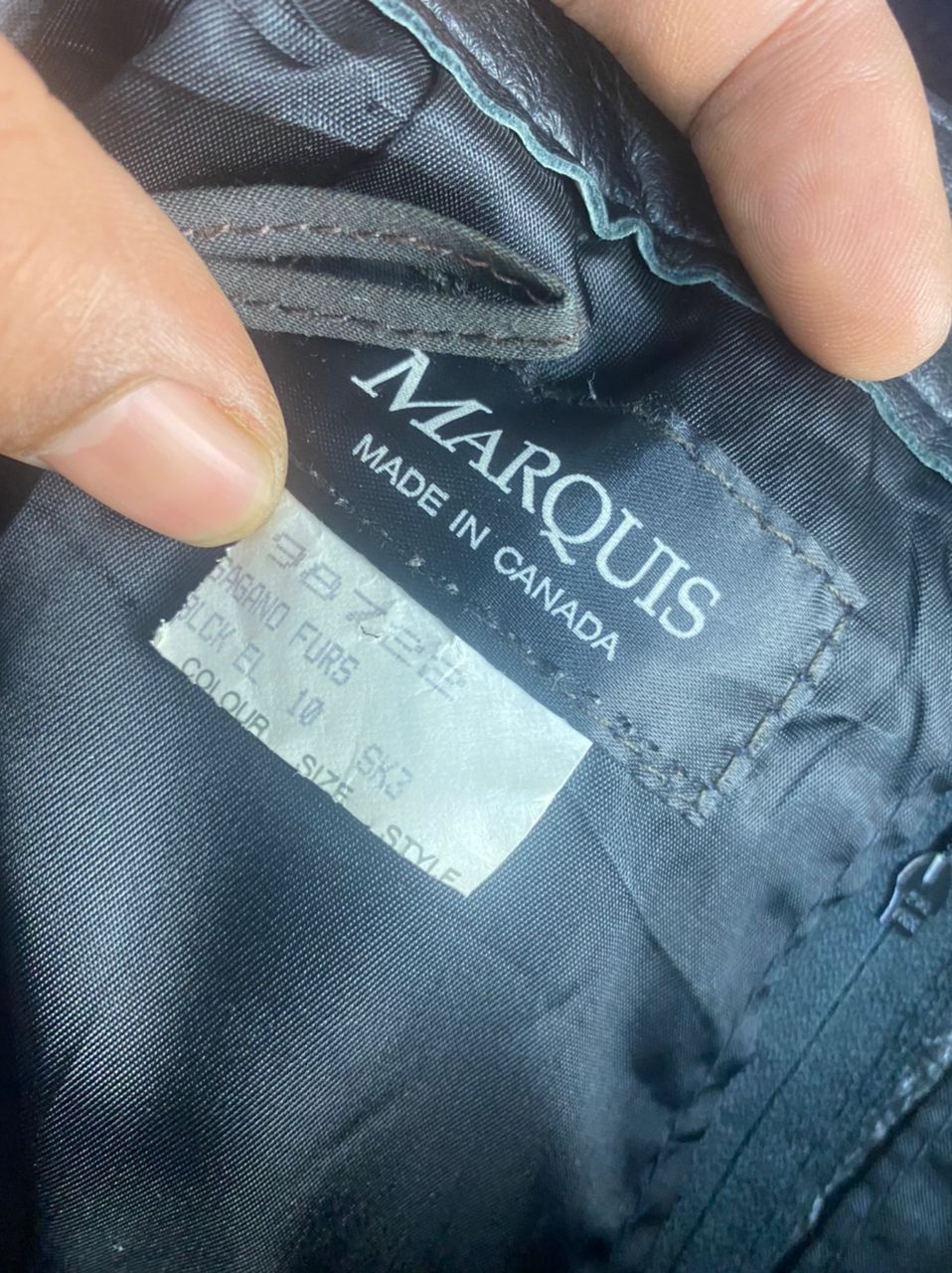 Leather × Vintage Vintage leather skirt by marquis Size 27" / US 4 / IT 40 - 3 Thumbnail