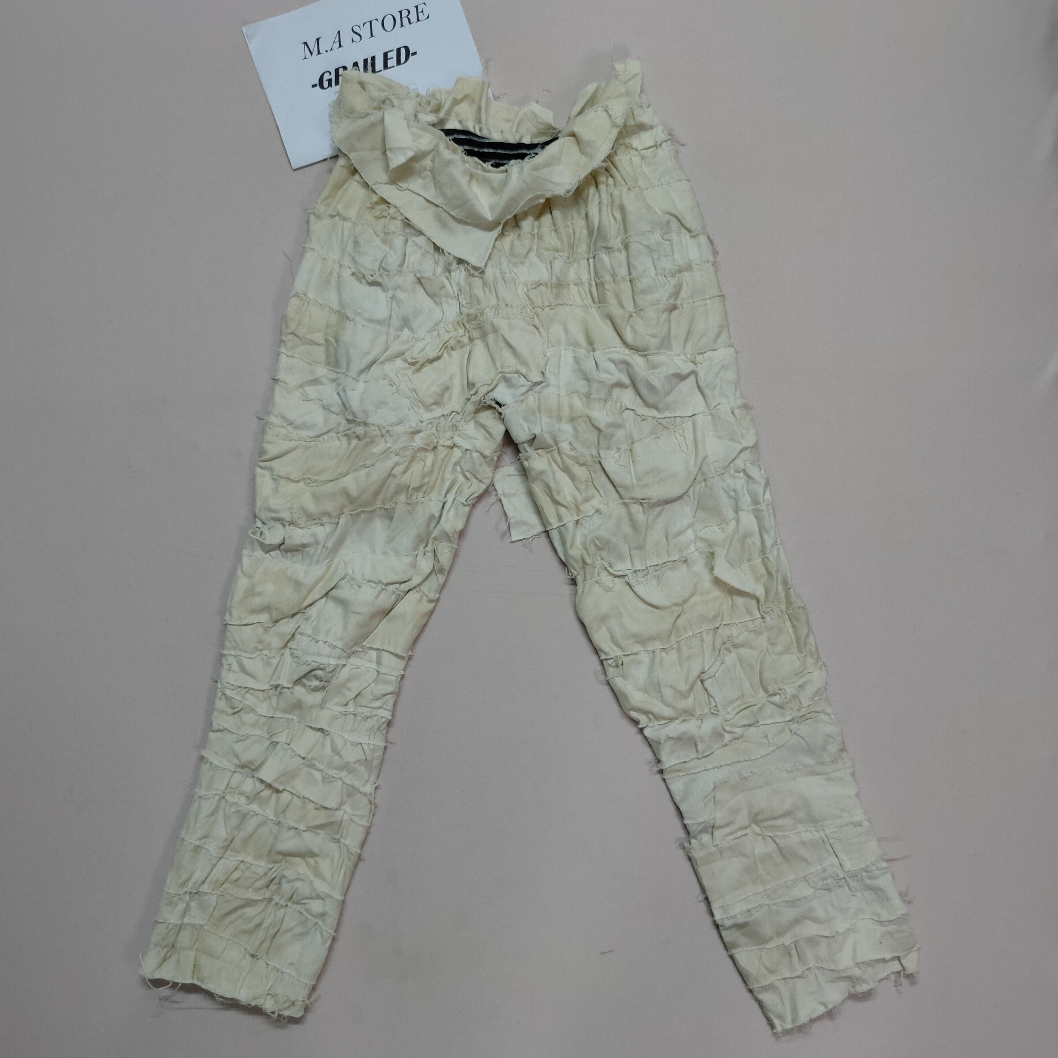 Japanese Brand × Vintage THRASHED🔥VINTAGE UNBRANDED JAPANESE PATCHWORK DESIGN Size US M / EU 48-50 / 2 - 7 Thumbnail