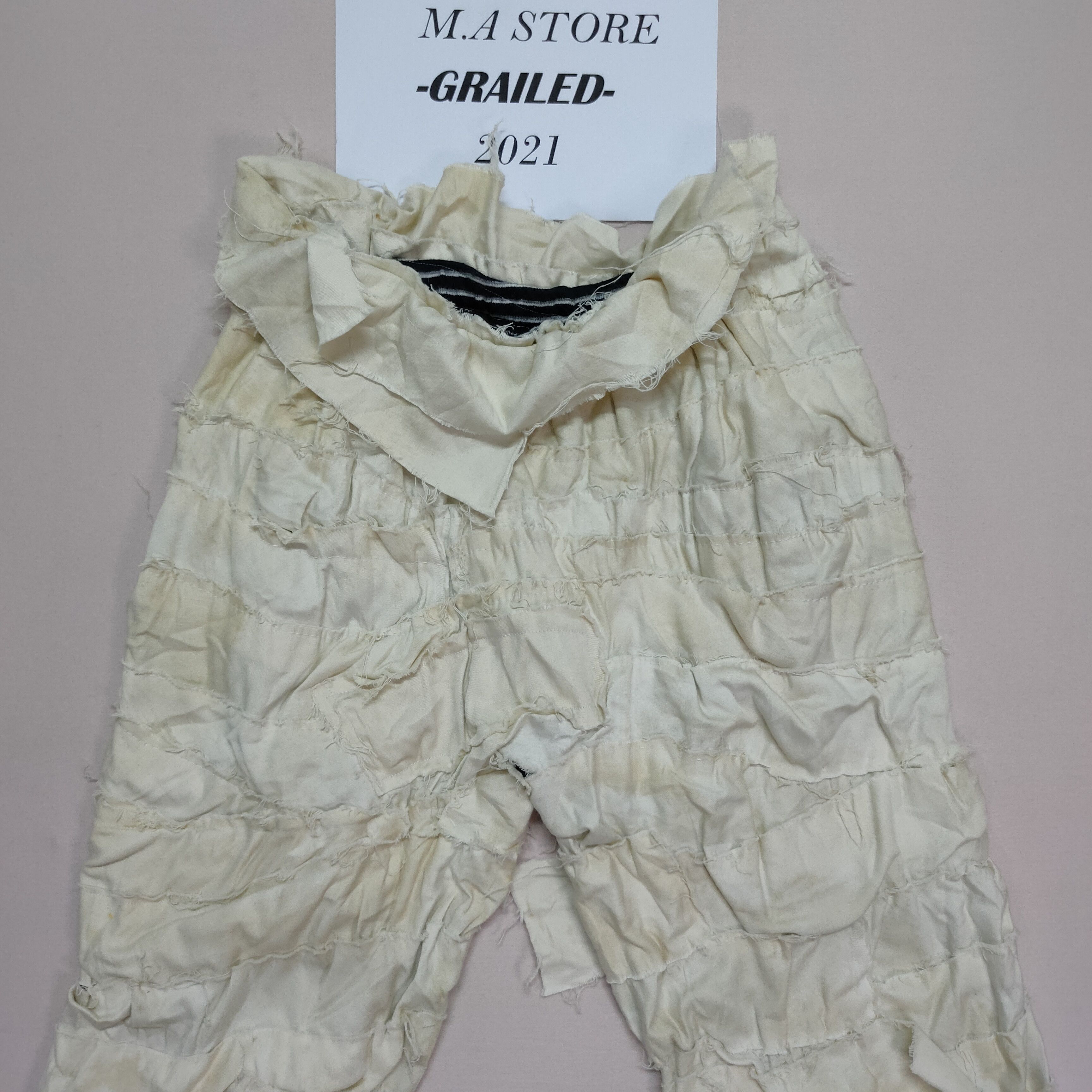 Japanese Brand × Vintage THRASHED🔥VINTAGE UNBRANDED JAPANESE PATCHWORK DESIGN Size US M / EU 48-50 / 2 - 8 Thumbnail