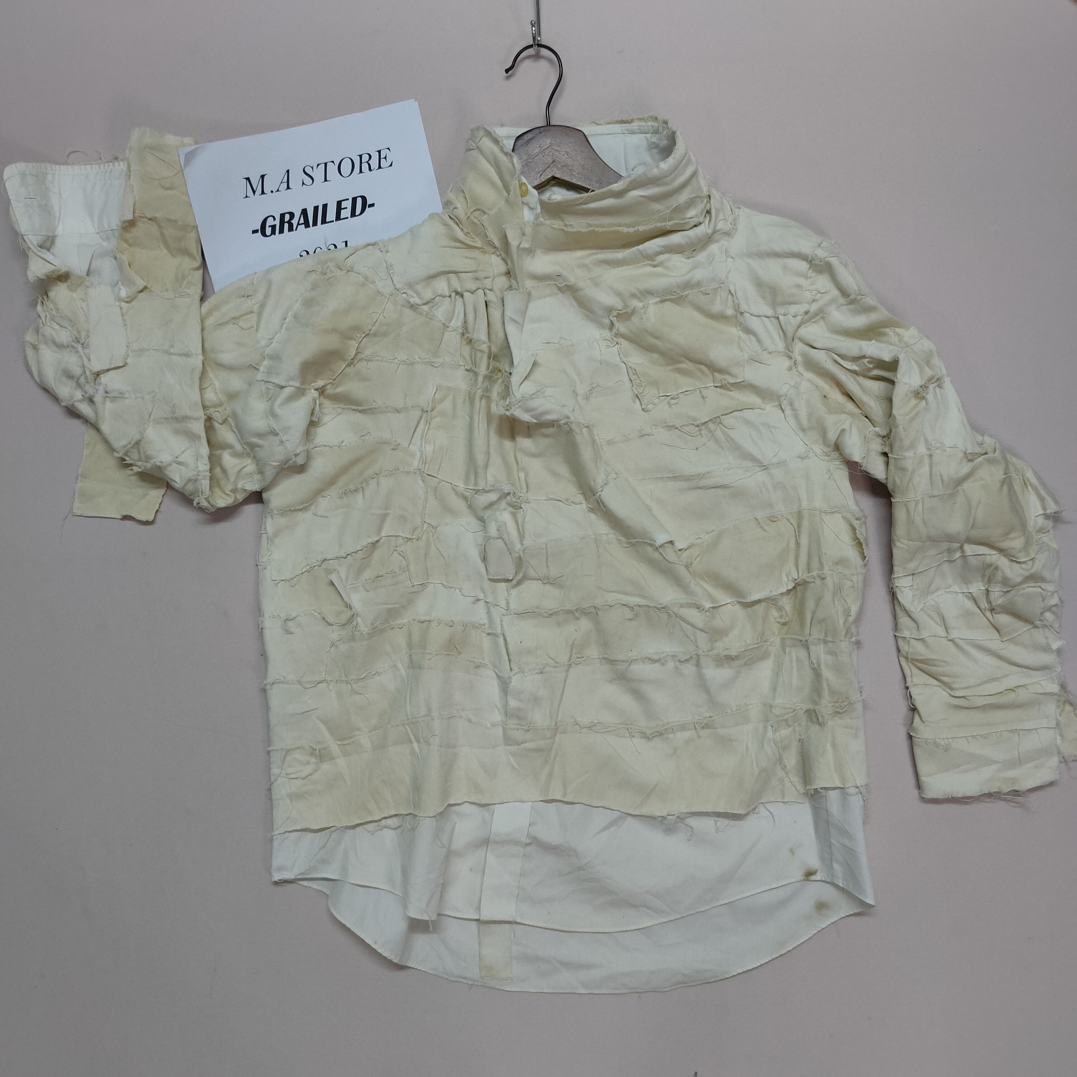 Japanese Brand × Vintage THRASHED🔥VINTAGE UNBRANDED JAPANESE PATCHWORK DESIGN Size US M / EU 48-50 / 2 - 1 Thumbnail
