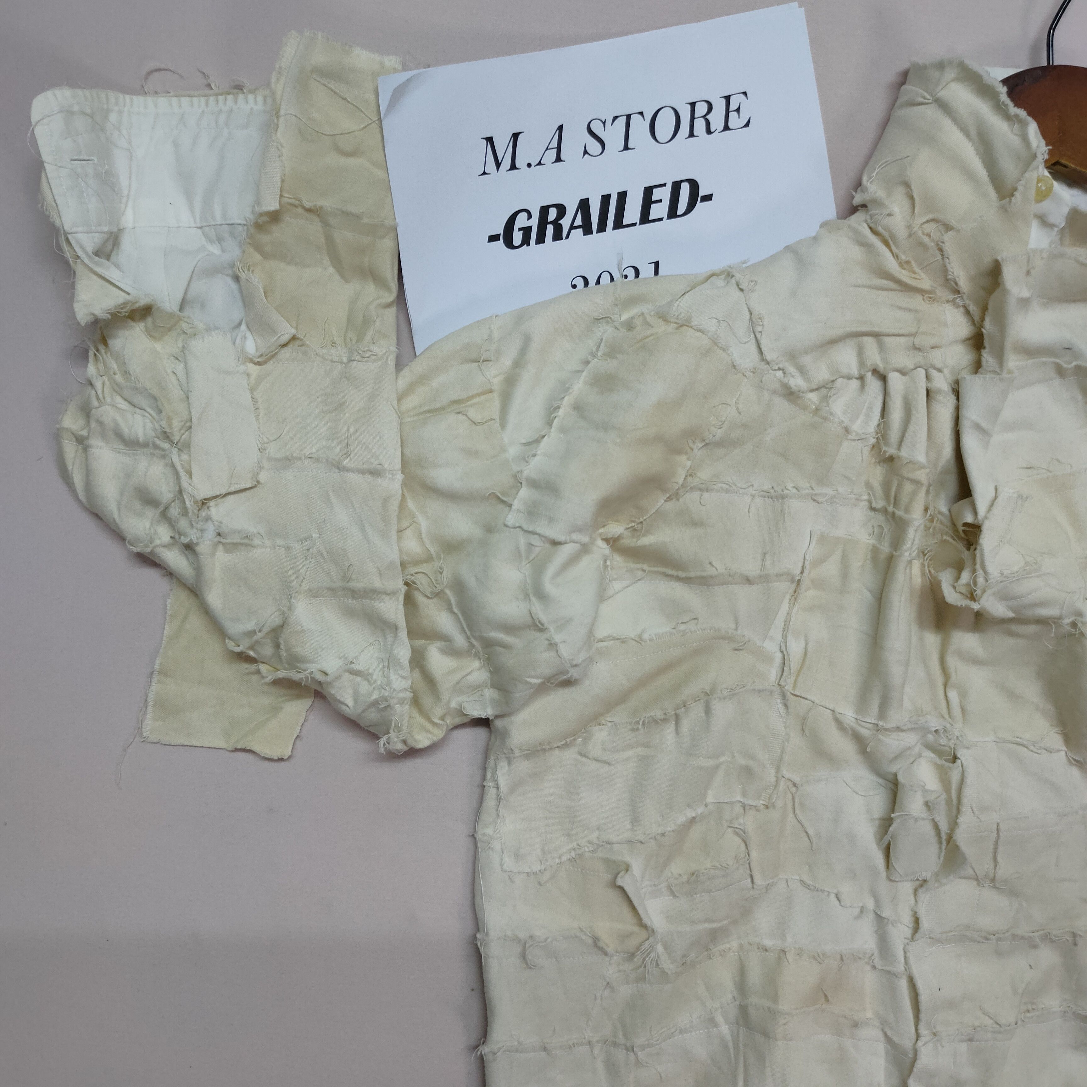 Japanese Brand × Vintage THRASHED🔥VINTAGE UNBRANDED JAPANESE PATCHWORK DESIGN Size US M / EU 48-50 / 2 - 2 Thumbnail